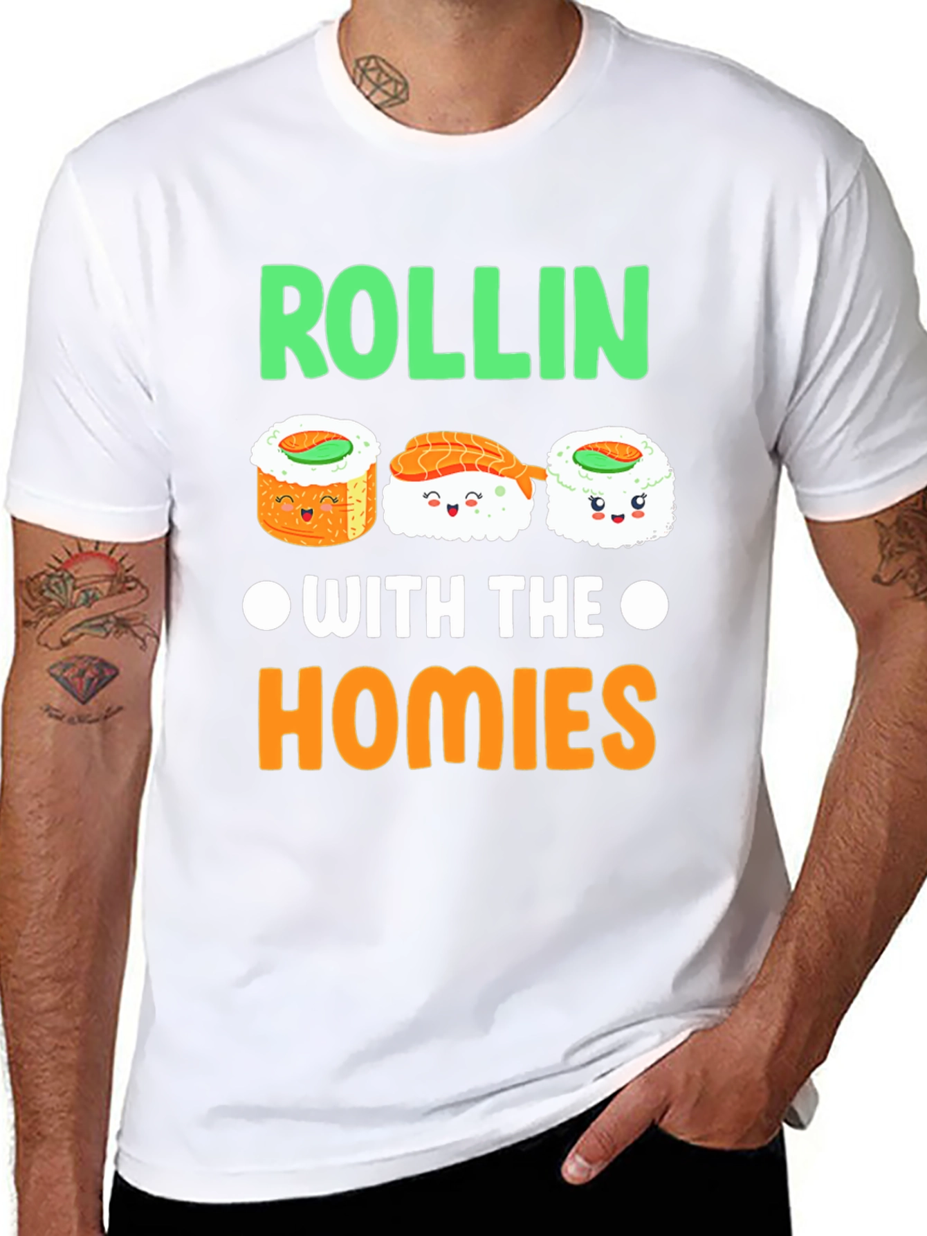 Rollin with the Homies Sushi T-Shirt