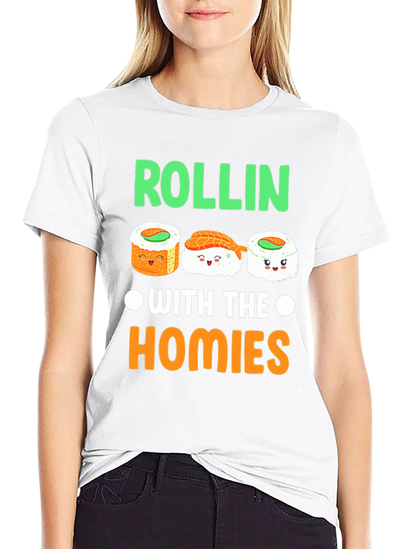 Rollin with the Homies Sushi T-Shirt