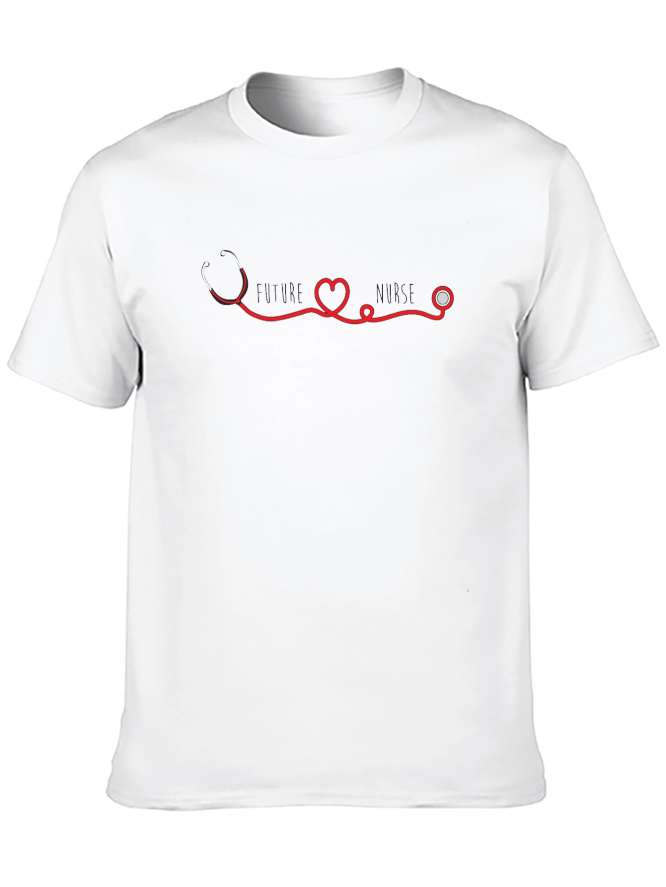 Heartbeat Stethoscope Graphic Tee - Medical Love