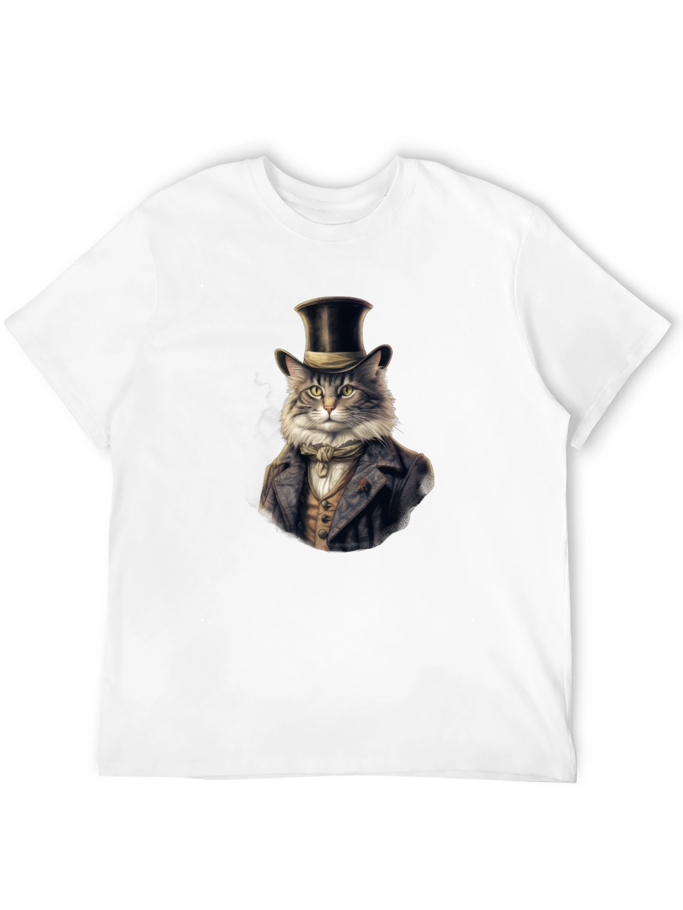 Dapper Cat Top Hat T-Shirt