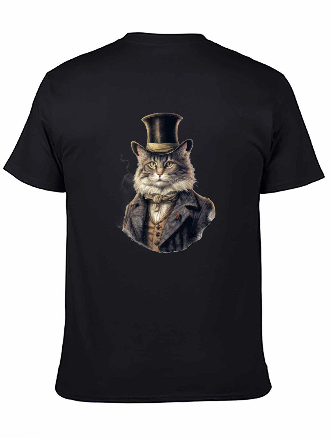 Dapper Cat Top Hat T-Shirt