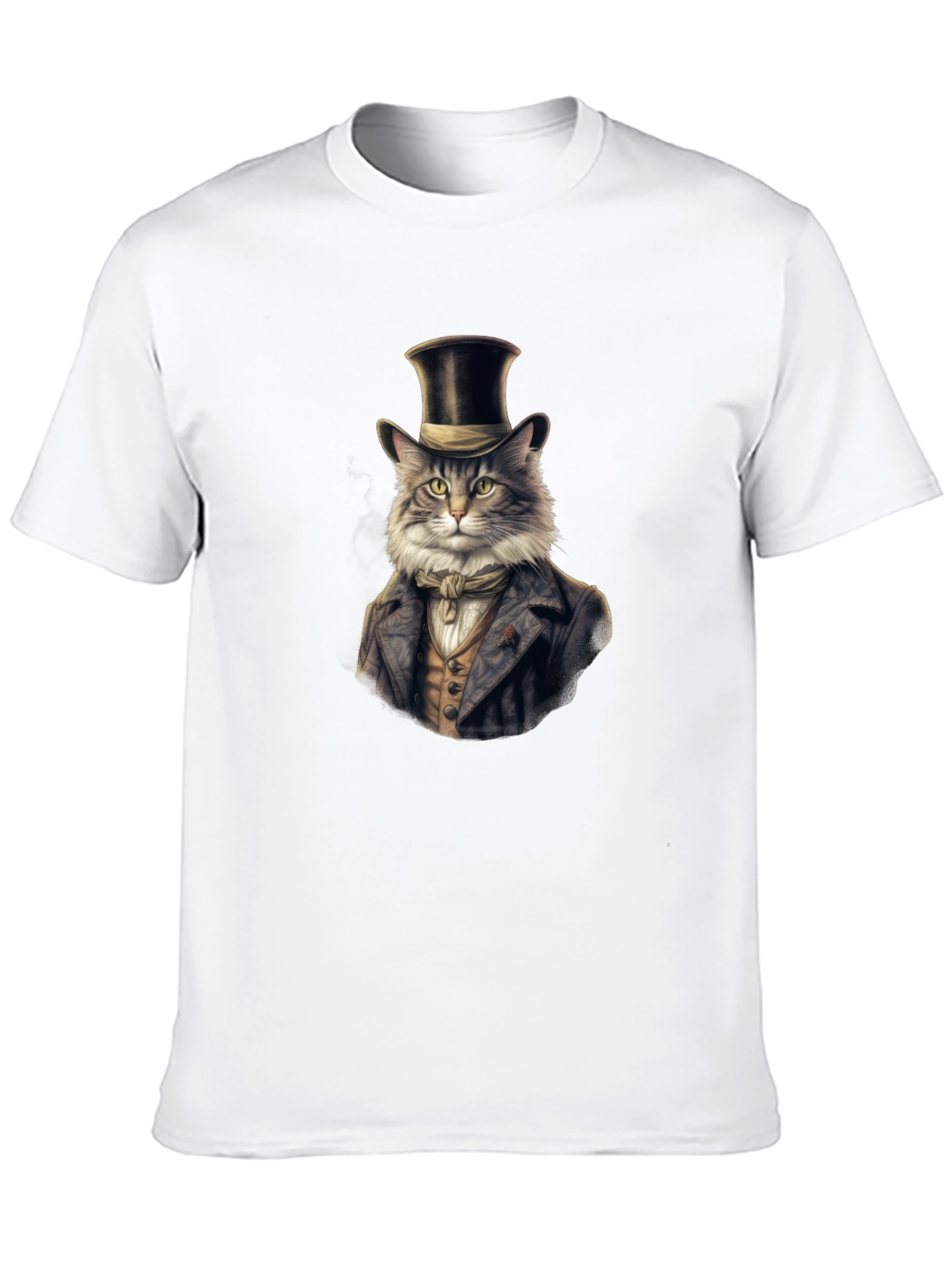 Dapper Cat Top Hat T-Shirt