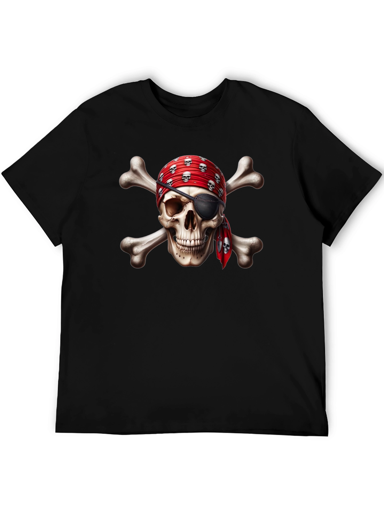 Pirate Skull T-Shirt - Crossbones Graphic Tee