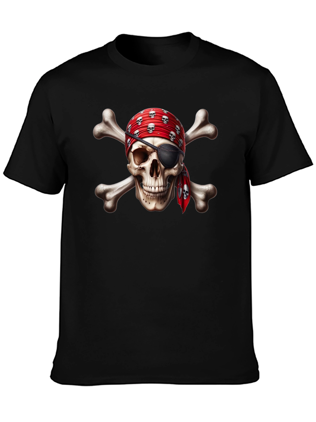 Pirate Skull T-Shirt - Crossbones Graphic Tee