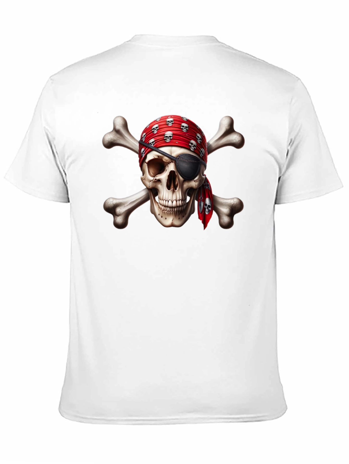 Pirate Skull T-Shirt - Crossbones Graphic Tee