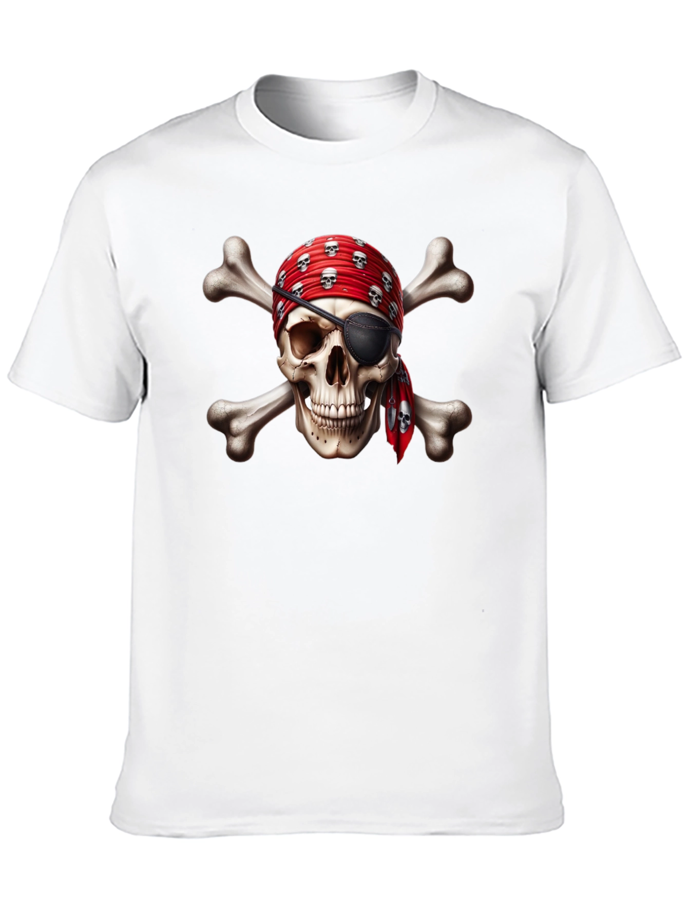 Pirate Skull T-Shirt - Crossbones Graphic Tee