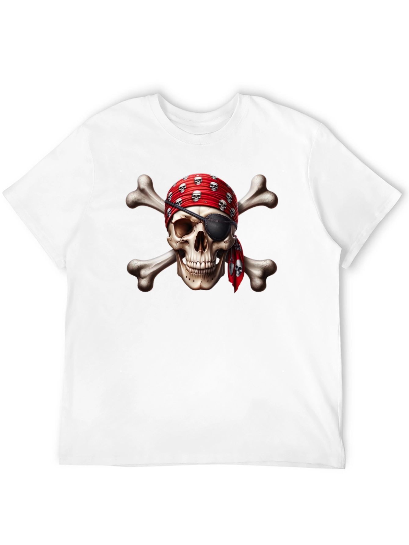 Pirate Skull T-Shirt - Crossbones Graphic Tee