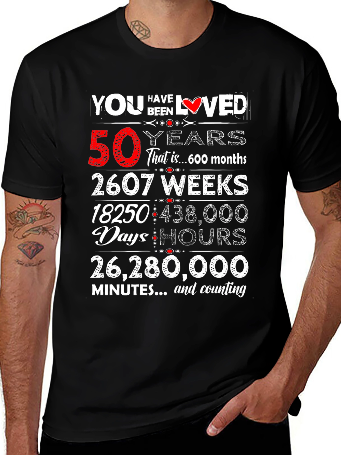 50 Years Loved T-Shirt
