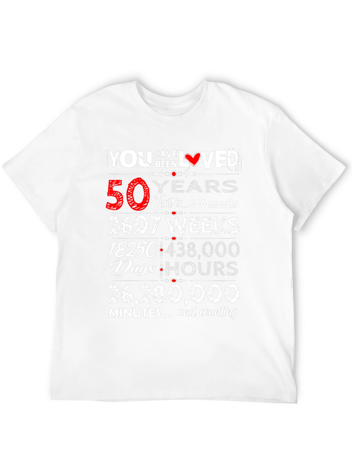 50 Years Loved T-Shirt