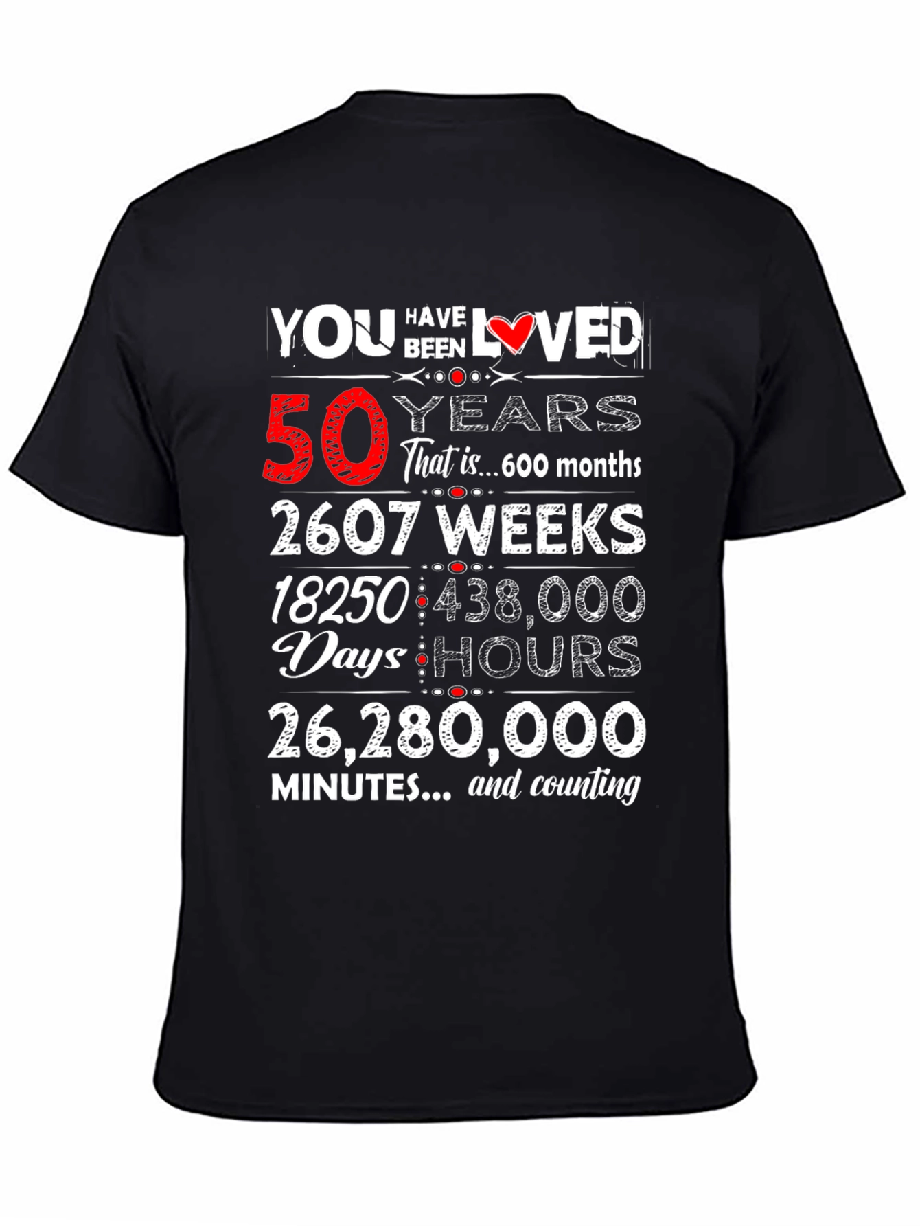 50 Years Loved T-Shirt
