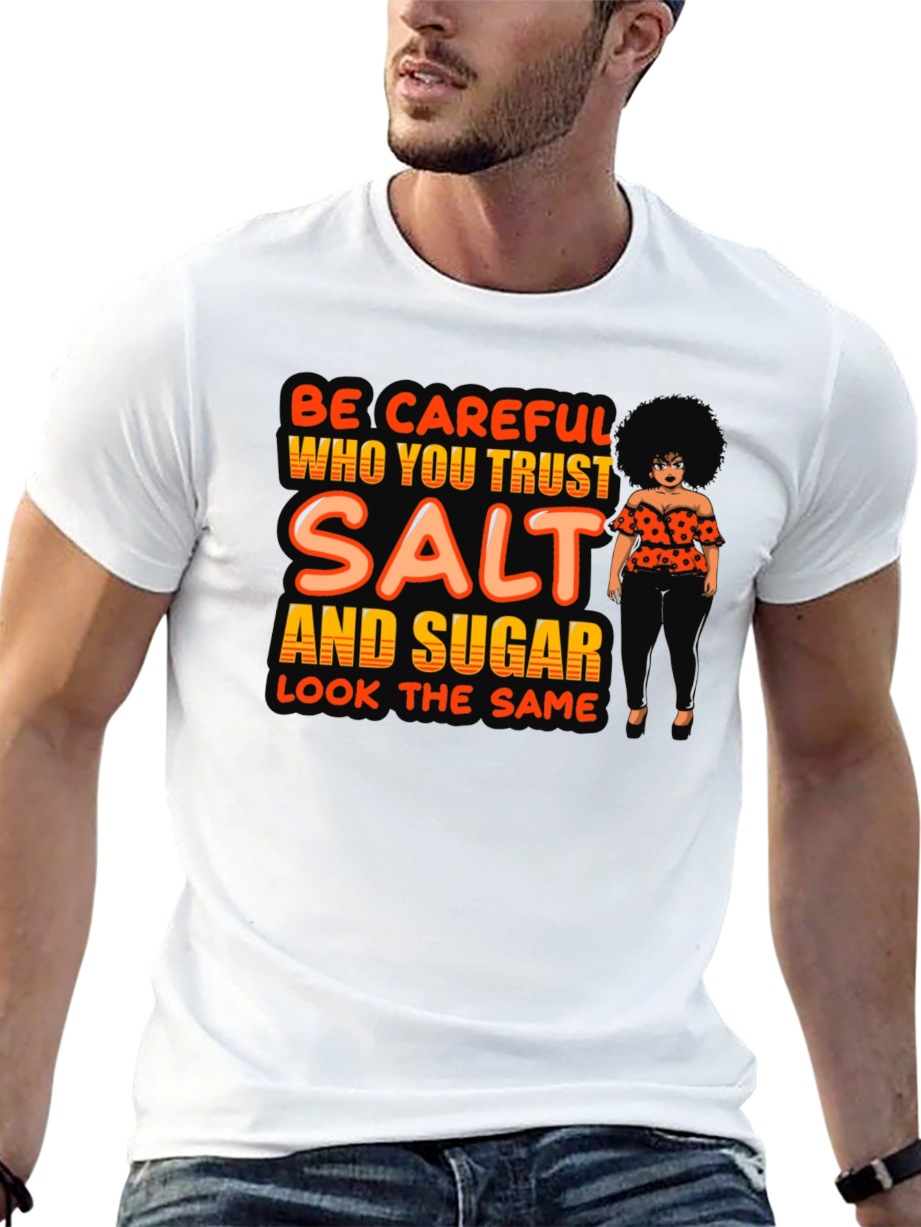 Salt and Sugar Graphic T-Shirt - Trust No One