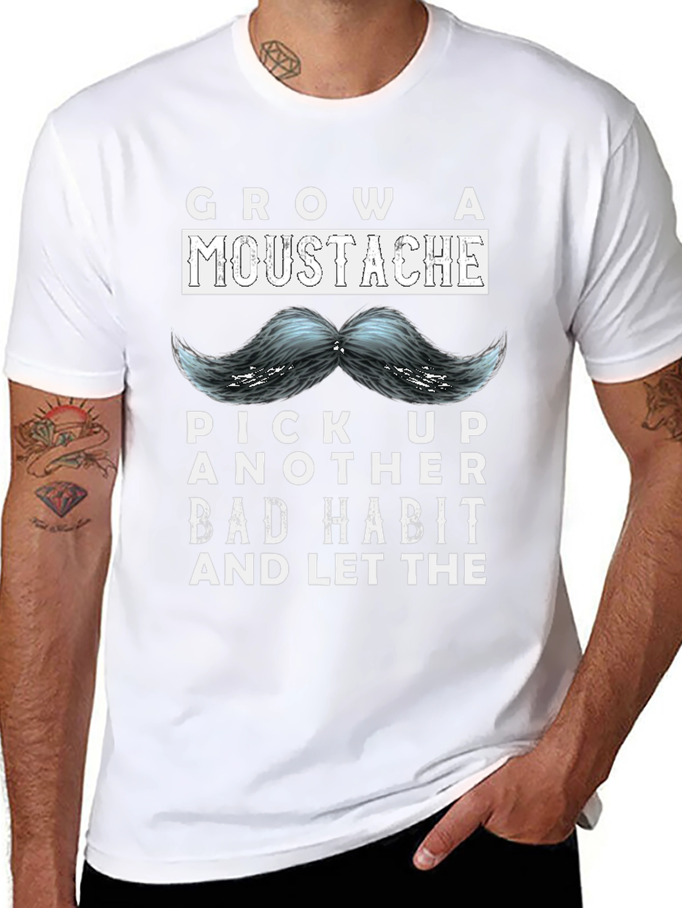 Grow a Moustache T-Shirt