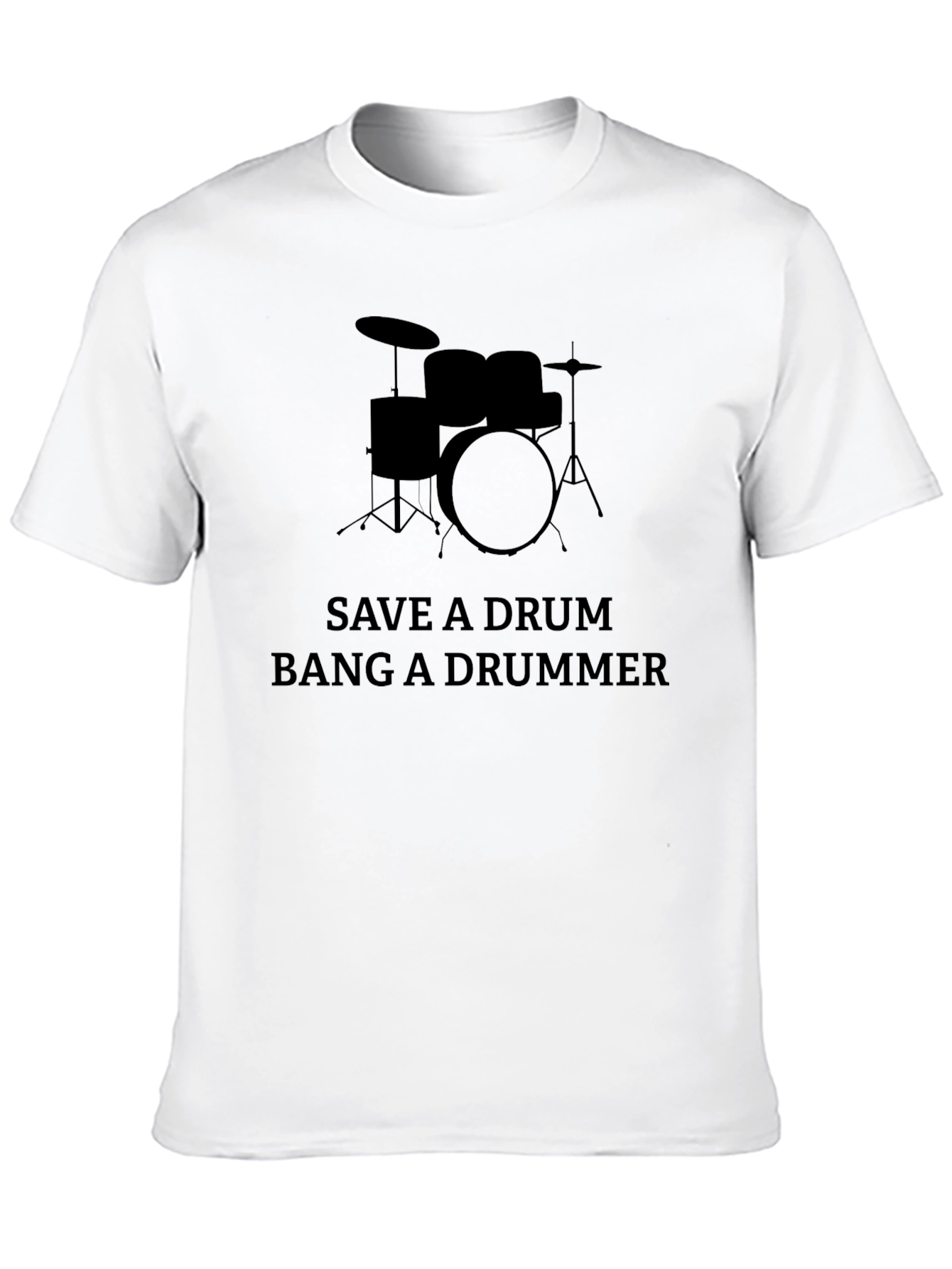 Save a Drum Bang a Drummer Graphic Tee