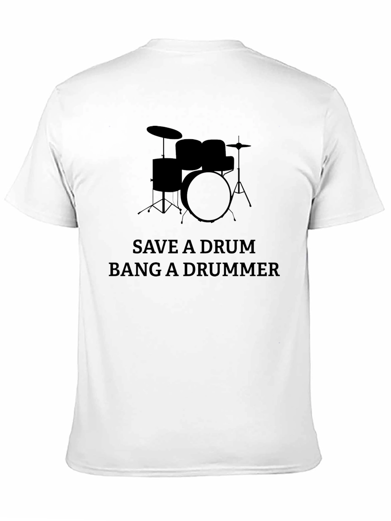 Save a Drum Bang a Drummer Graphic Tee