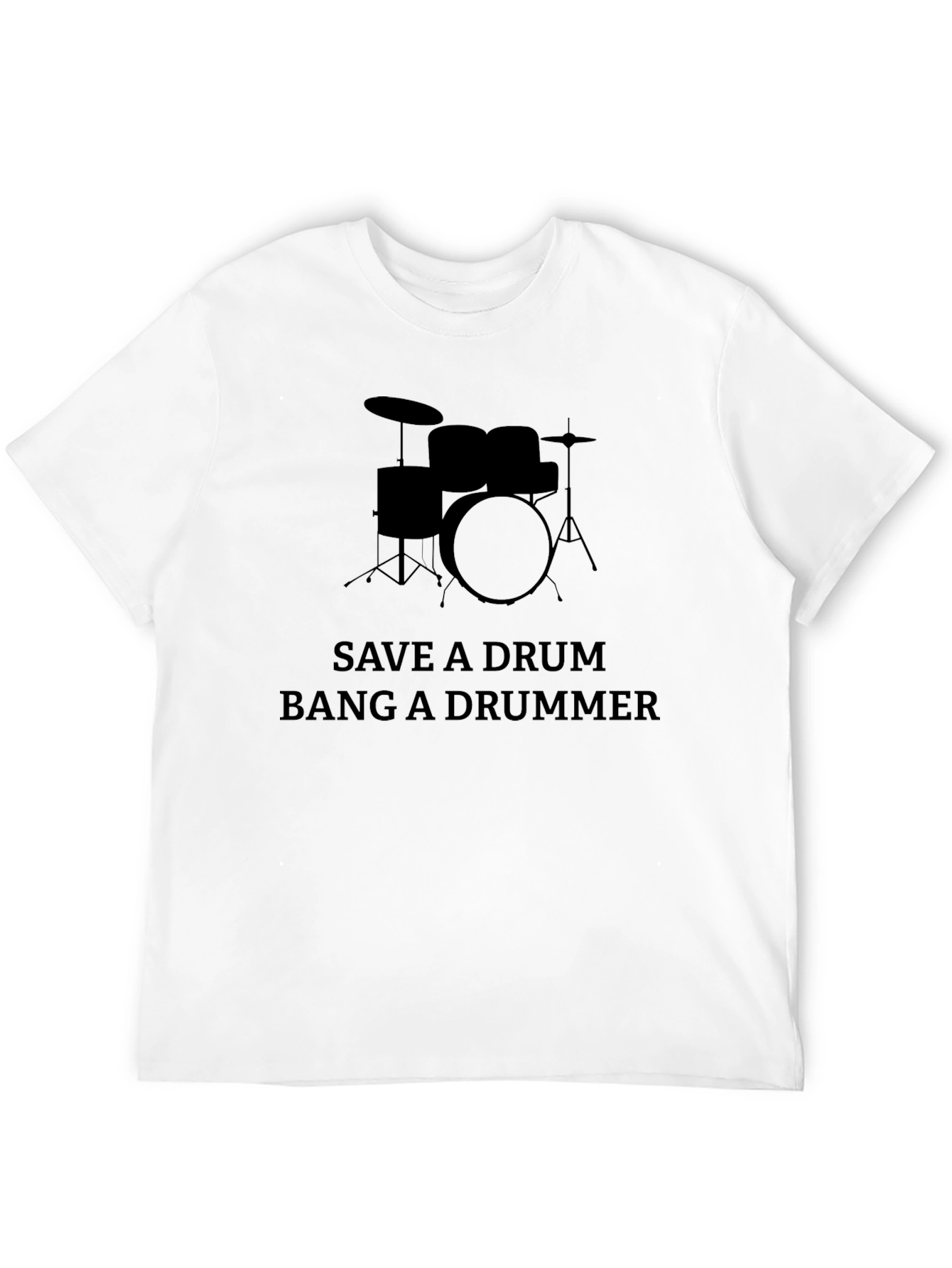 Save a Drum Bang a Drummer Graphic Tee