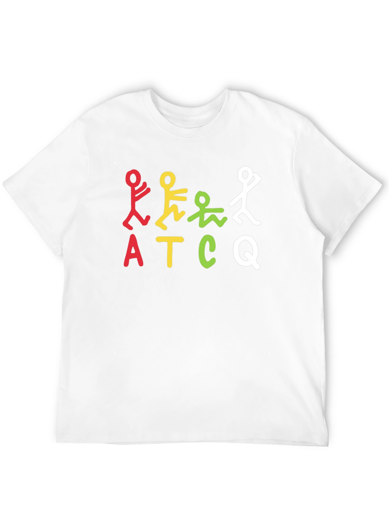 ATCQ Tribute Graphic Tee - Black Cotton Blend Shirt