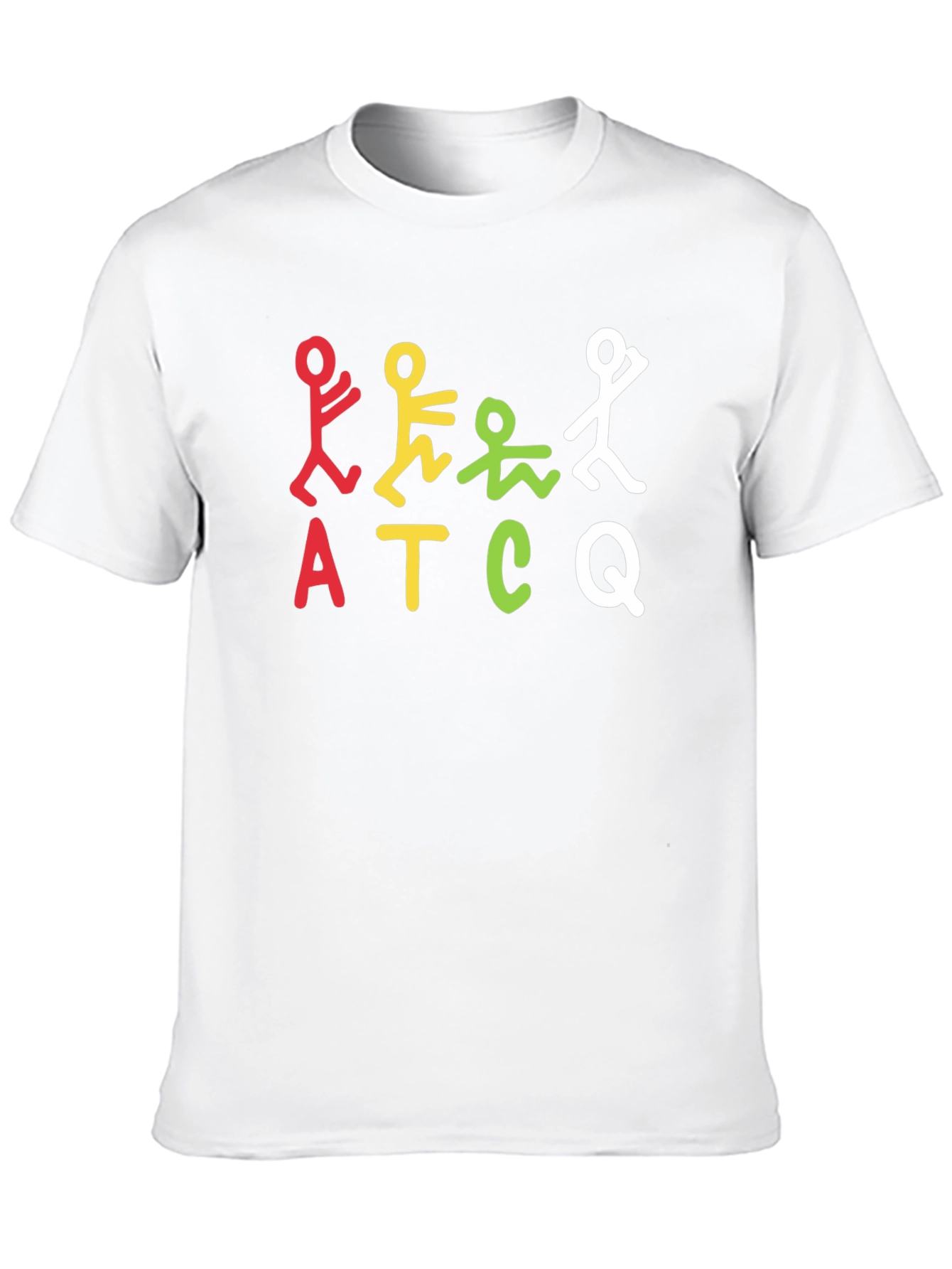 ATCQ Tribute Graphic Tee - Black Cotton Blend Shirt