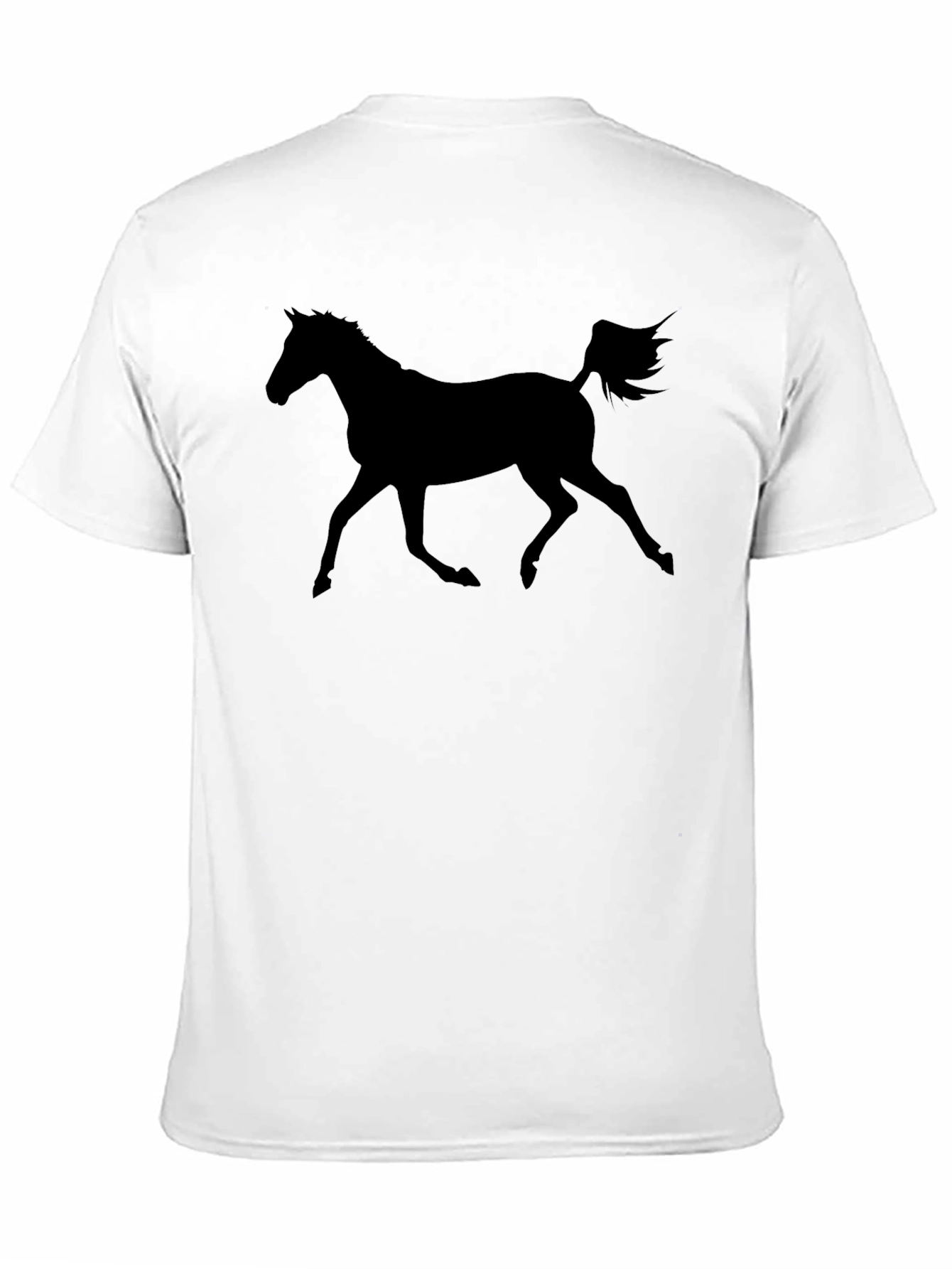 Black Horse Silhouette T-Shirt