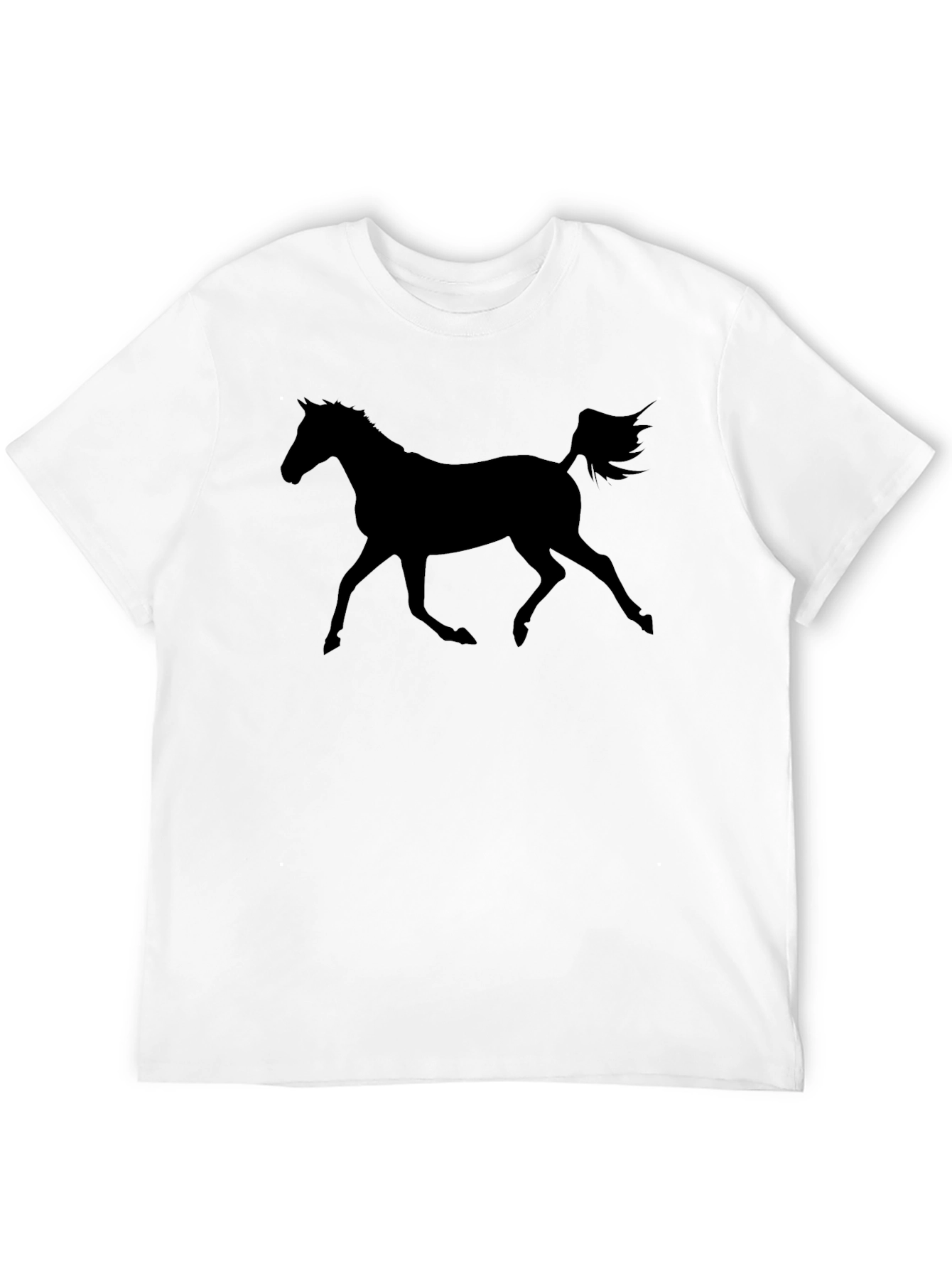 Black Horse Silhouette T-Shirt