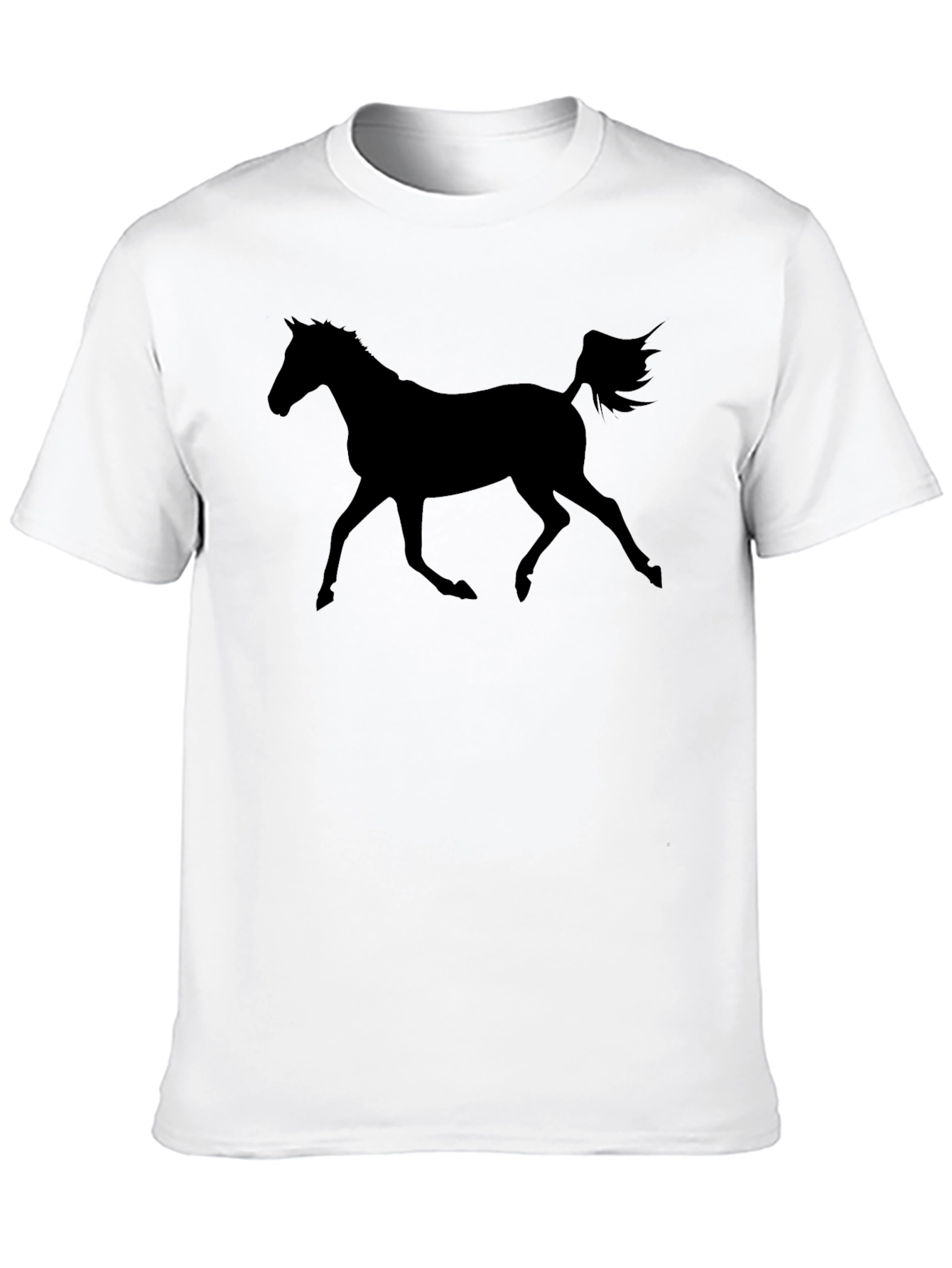 Black Horse Silhouette T-Shirt