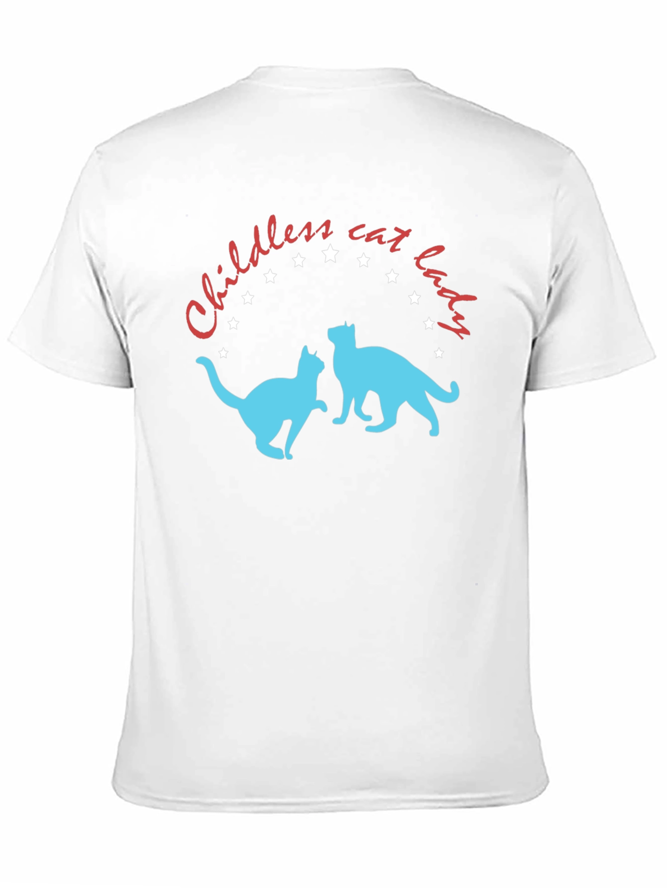Childless Cat Lady T-Shirt - Novelty Graphic Tee