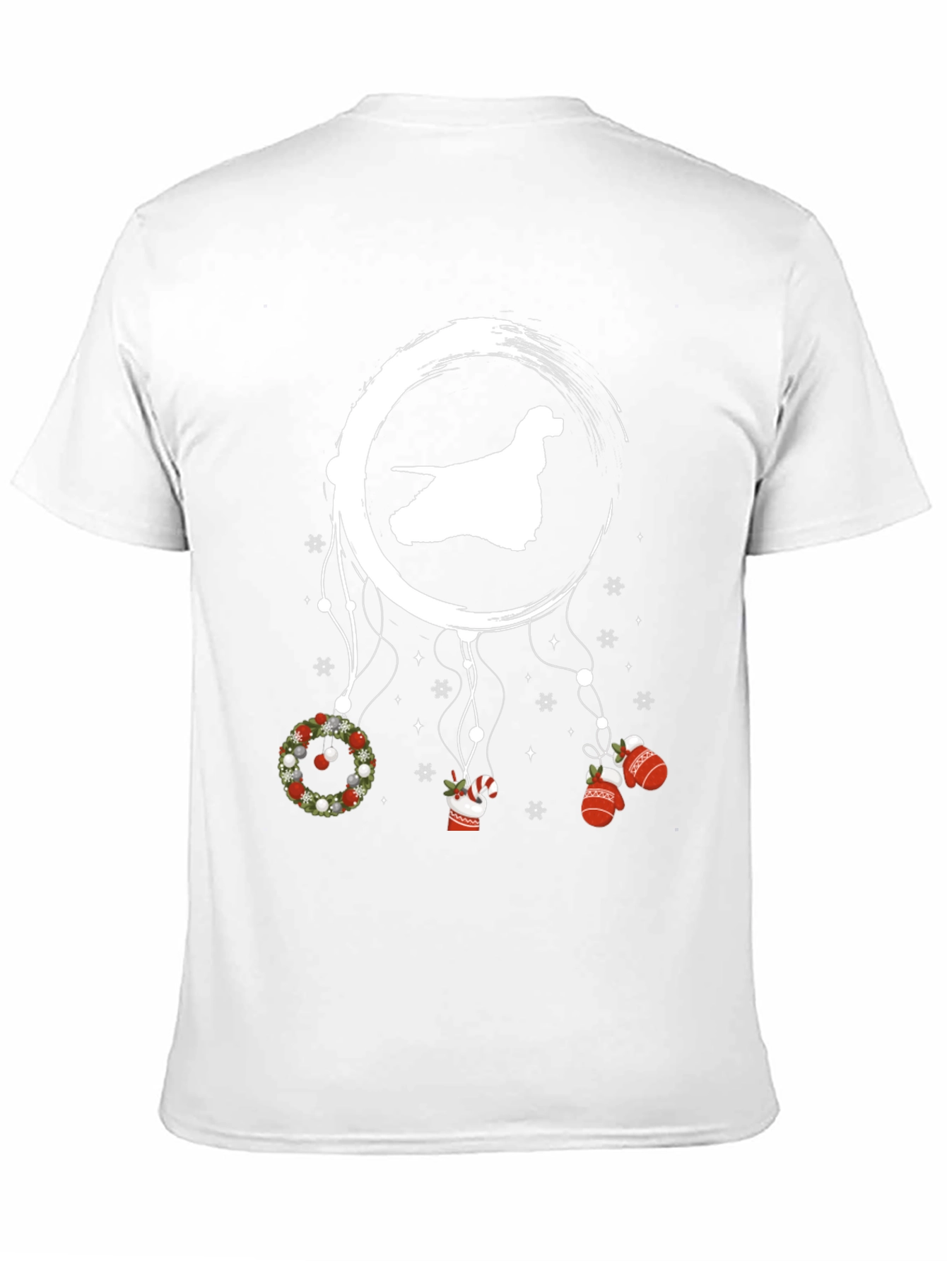 Festive Dog Dreamcatcher Graphic Tee