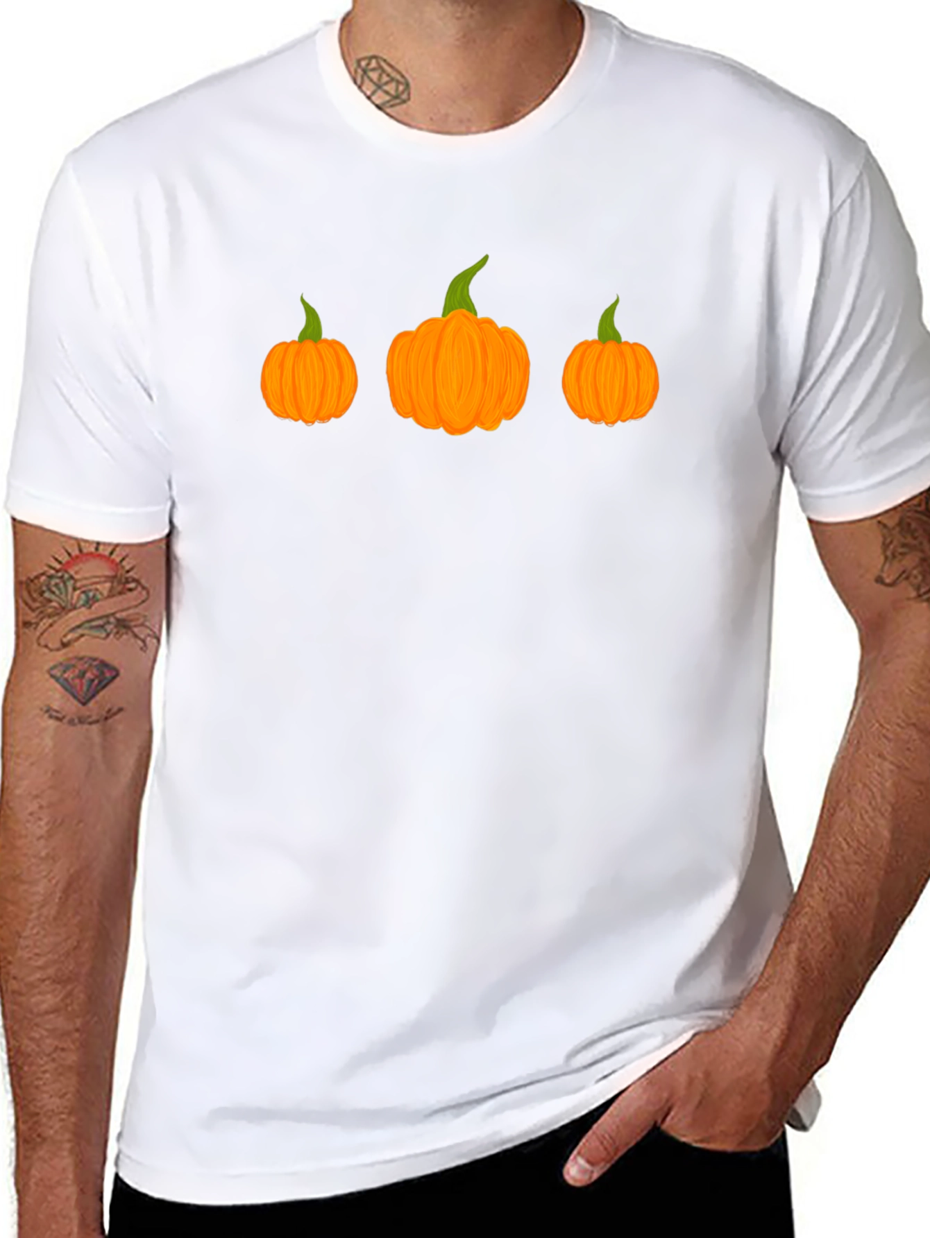 Pumpkin Patch Black Tee - Halloween Vibes
