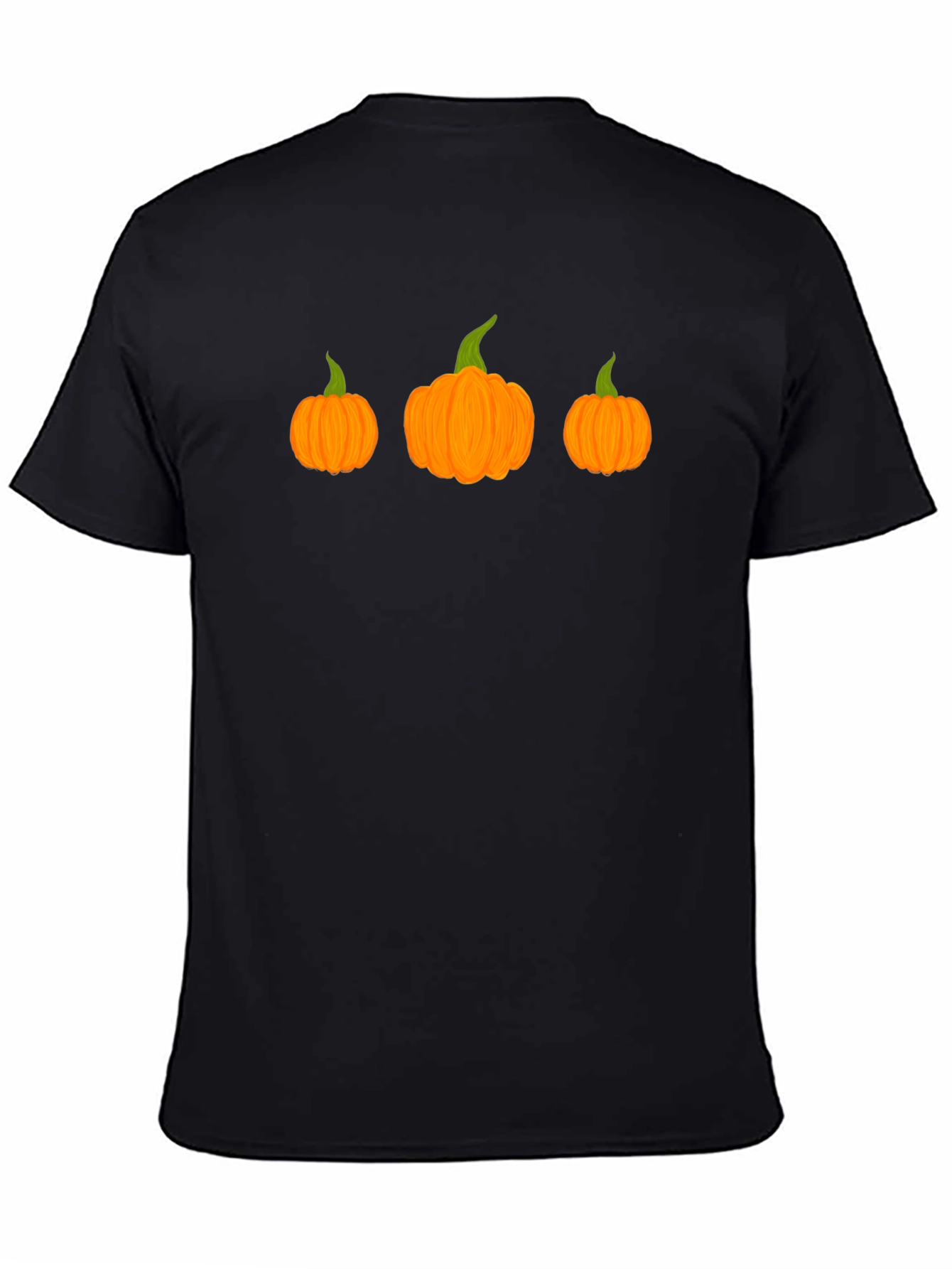 Pumpkin Patch Black Tee - Halloween Vibes