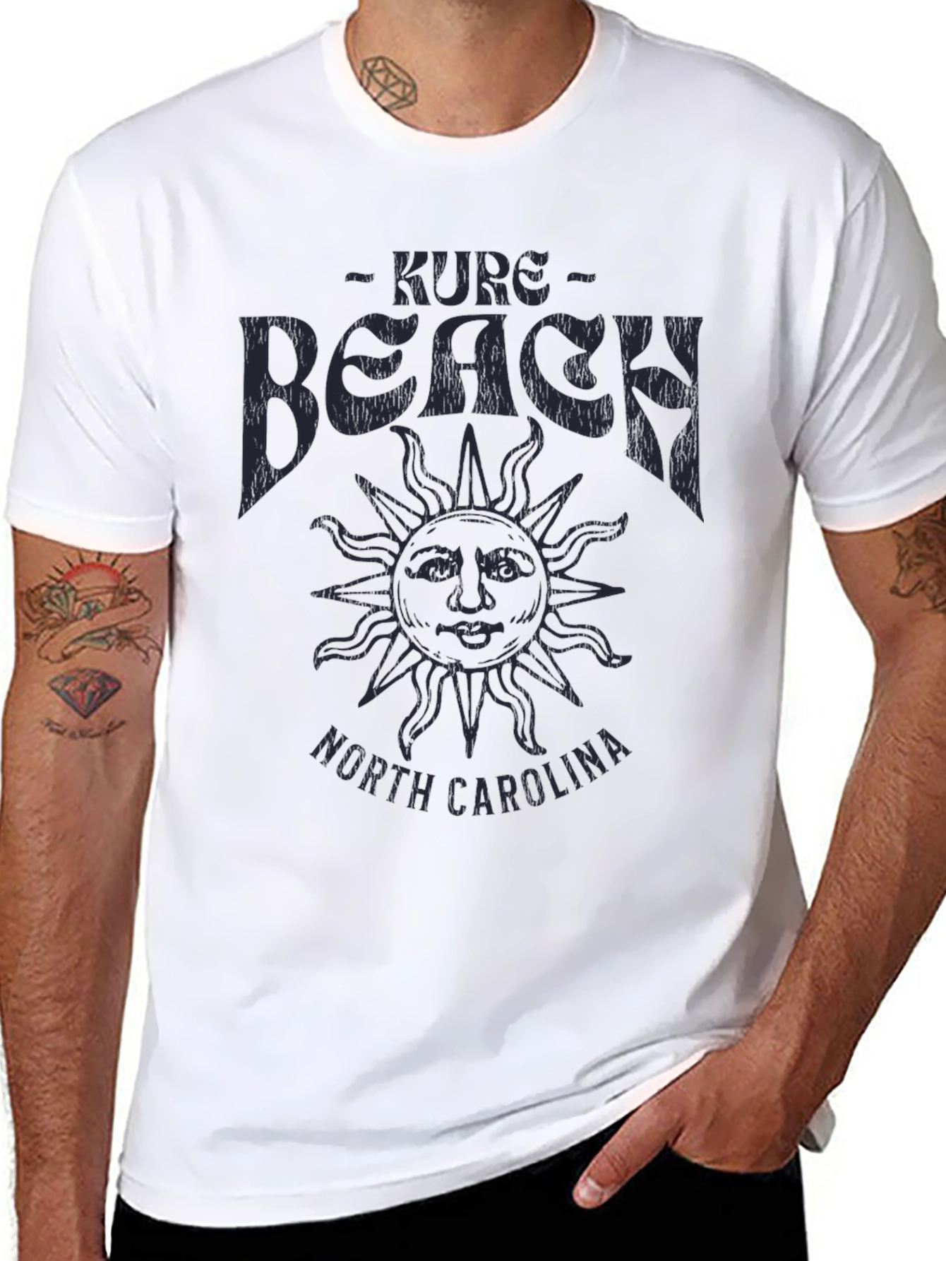 Kure Beach North Carolina Graphic T-Shirt
