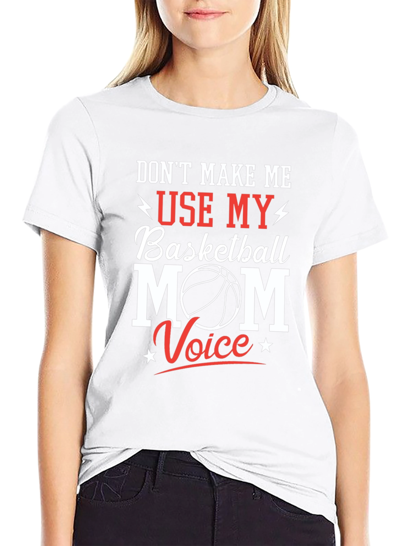 Basketball Mom T-Shirt - Novelty Graphic Tee