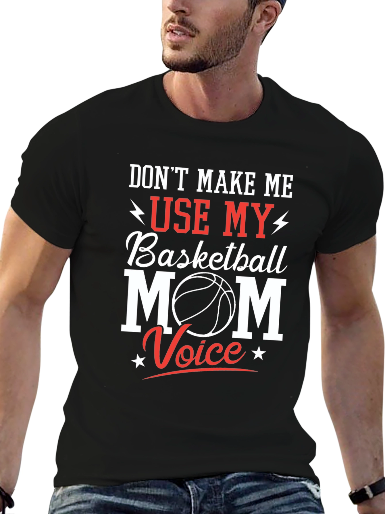 Basketball Mom T-Shirt - Novelty Graphic Tee
