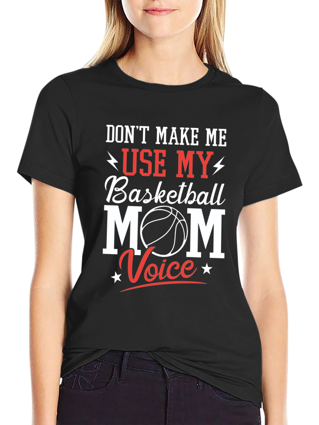 Basketball Mom T-Shirt - Novelty Graphic Tee