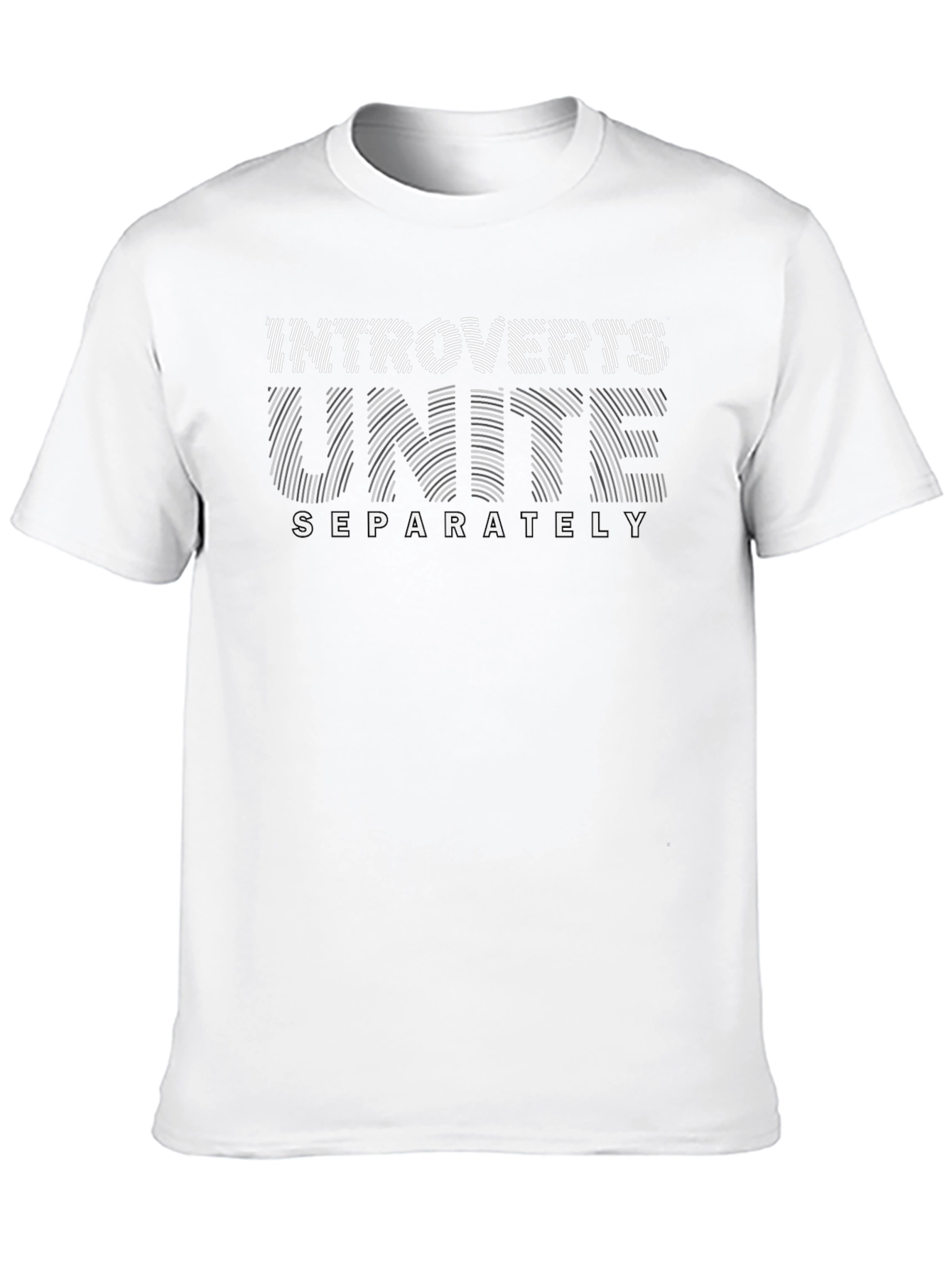 Introverts Unite Separately T-Shirt Funny Slogan Tee