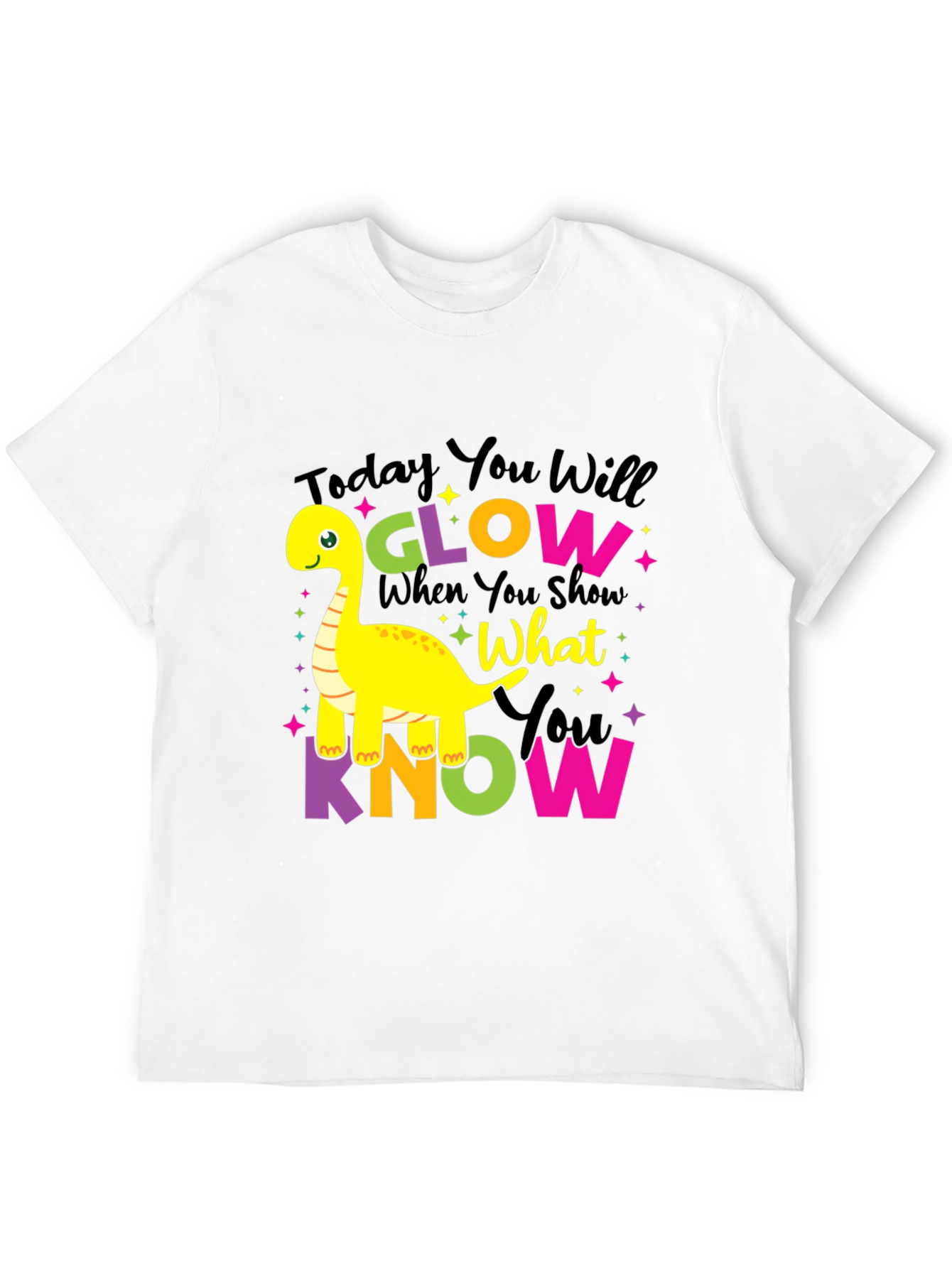 Glow What You Know Dino T-Shirt