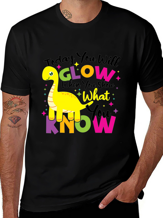 Glow What You Know Dino T-Shirt
