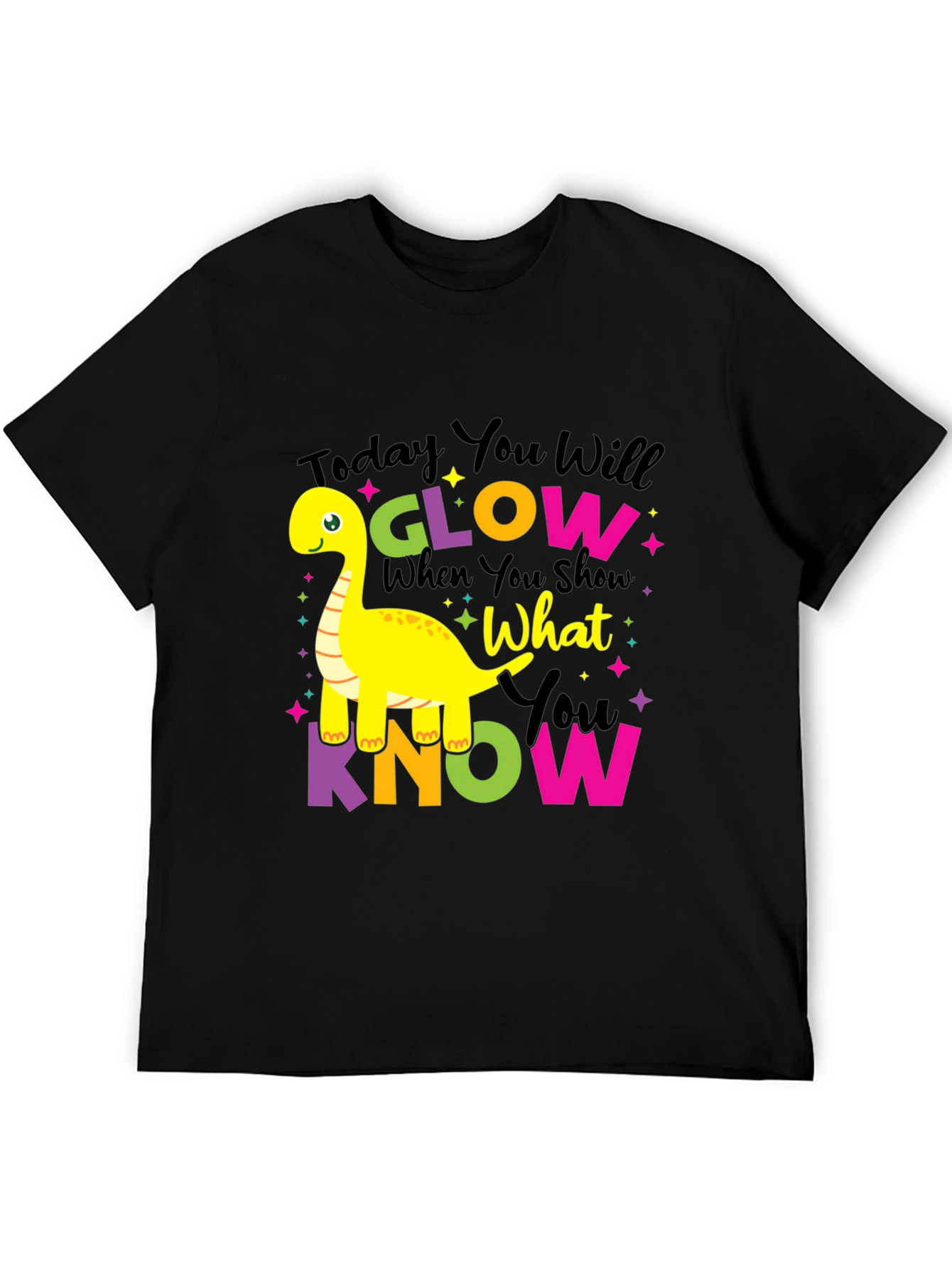 Glow What You Know Dino T-Shirt