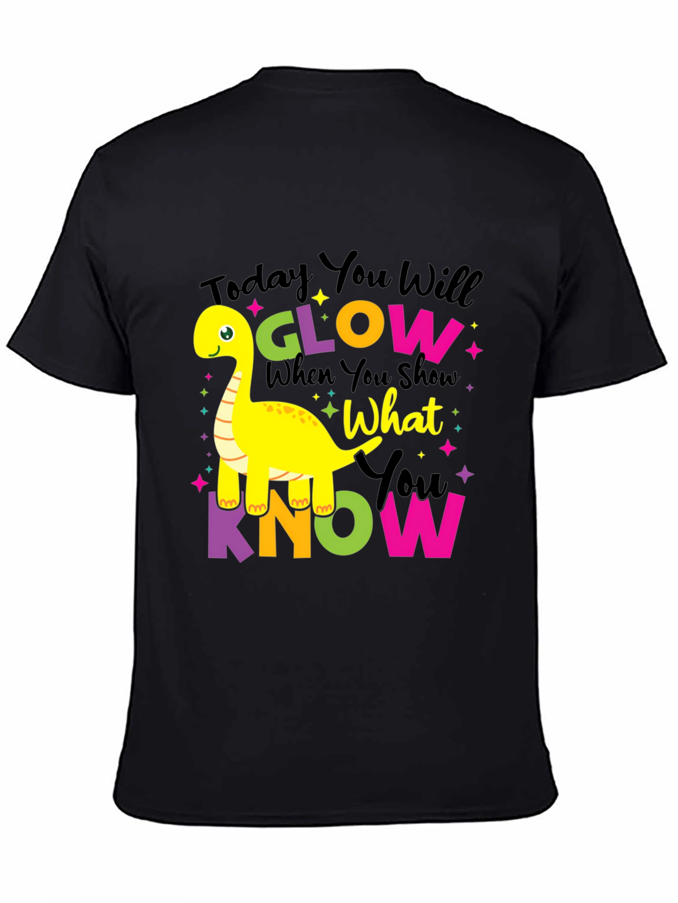 Glow What You Know Dino T-Shirt