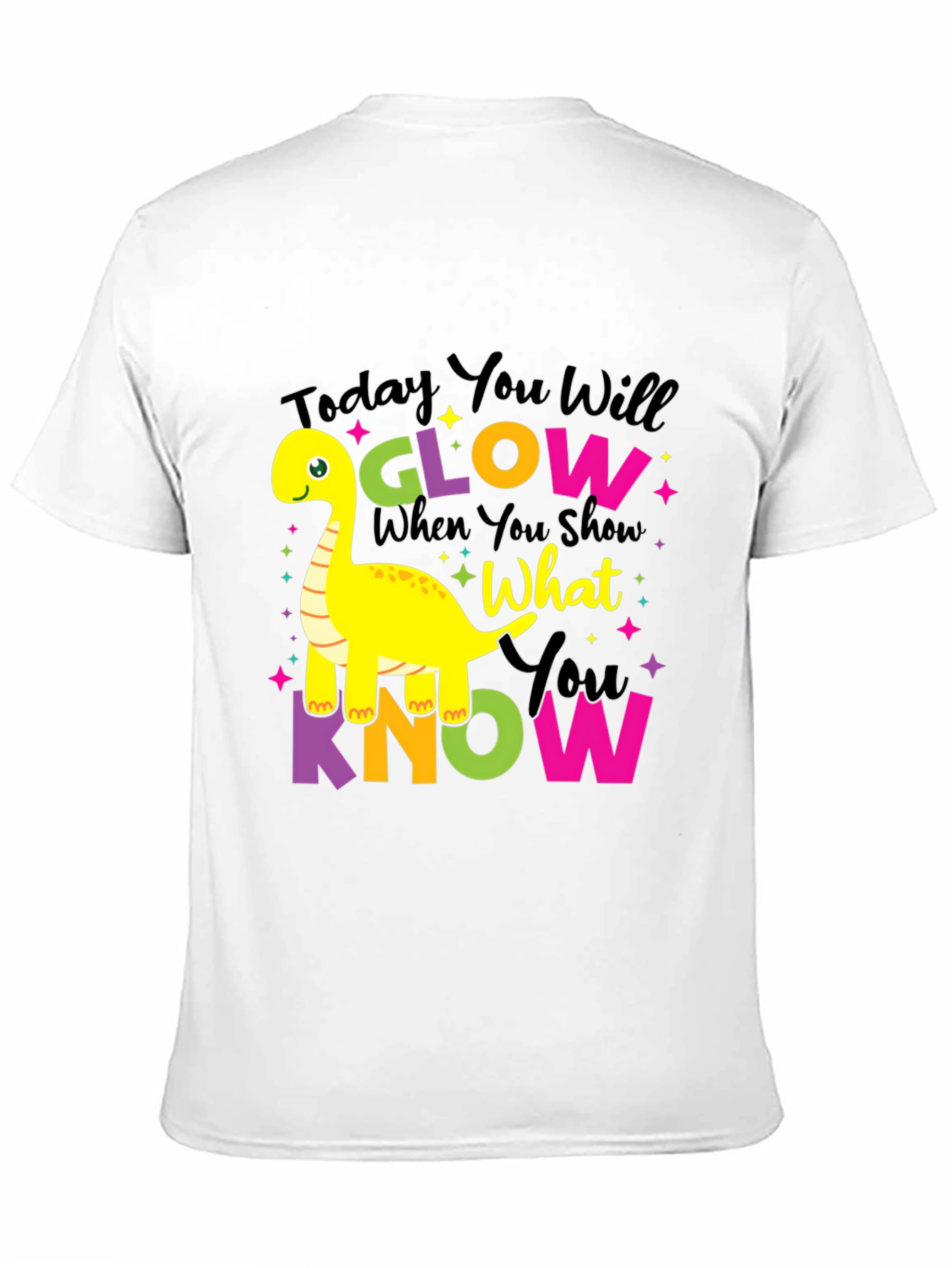 Glow What You Know Dino T-Shirt