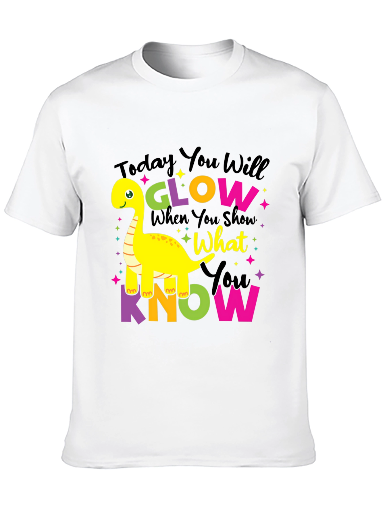 Glow What You Know Dino T-Shirt