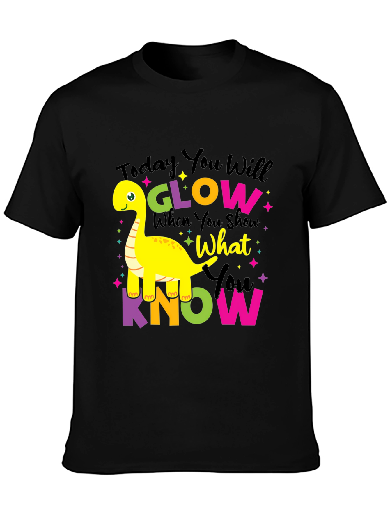 Glow What You Know Dino T-Shirt
