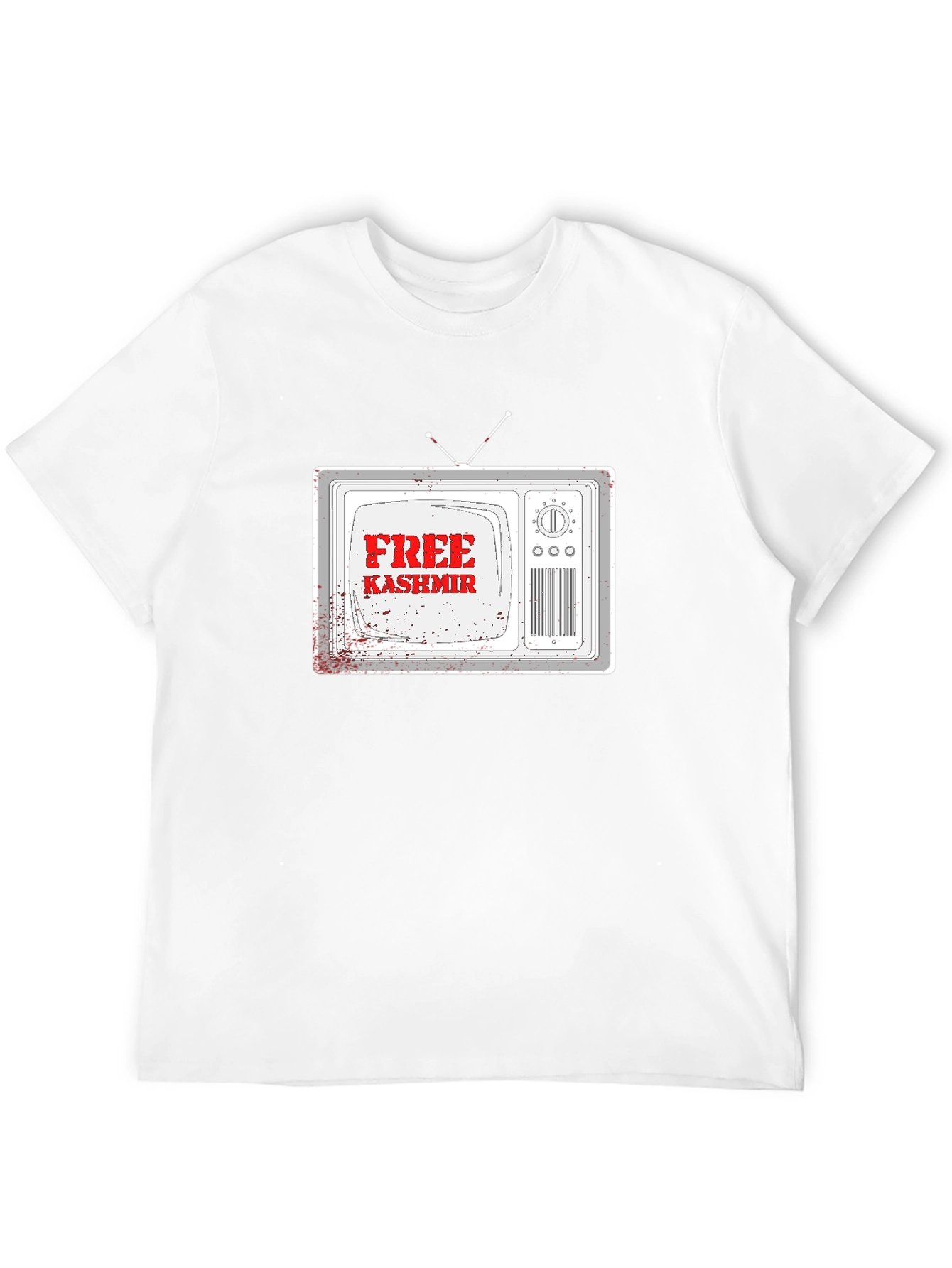 Free Kashmir Graphic Tee - Political Statement Shirt