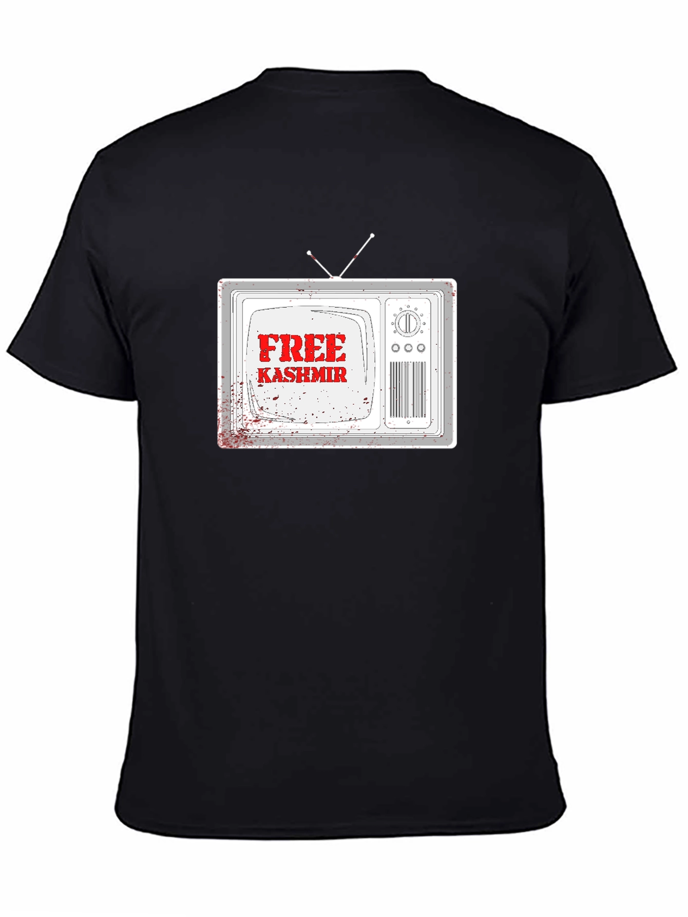 Free Kashmir Graphic Tee - Political Statement Shirt
