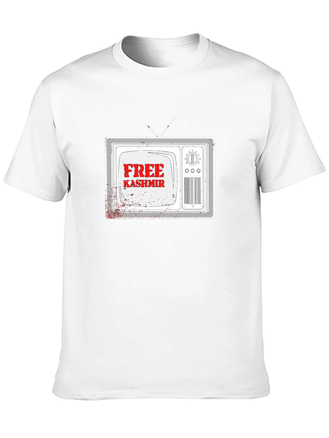 Free Kashmir Graphic Tee - Political Statement Shirt