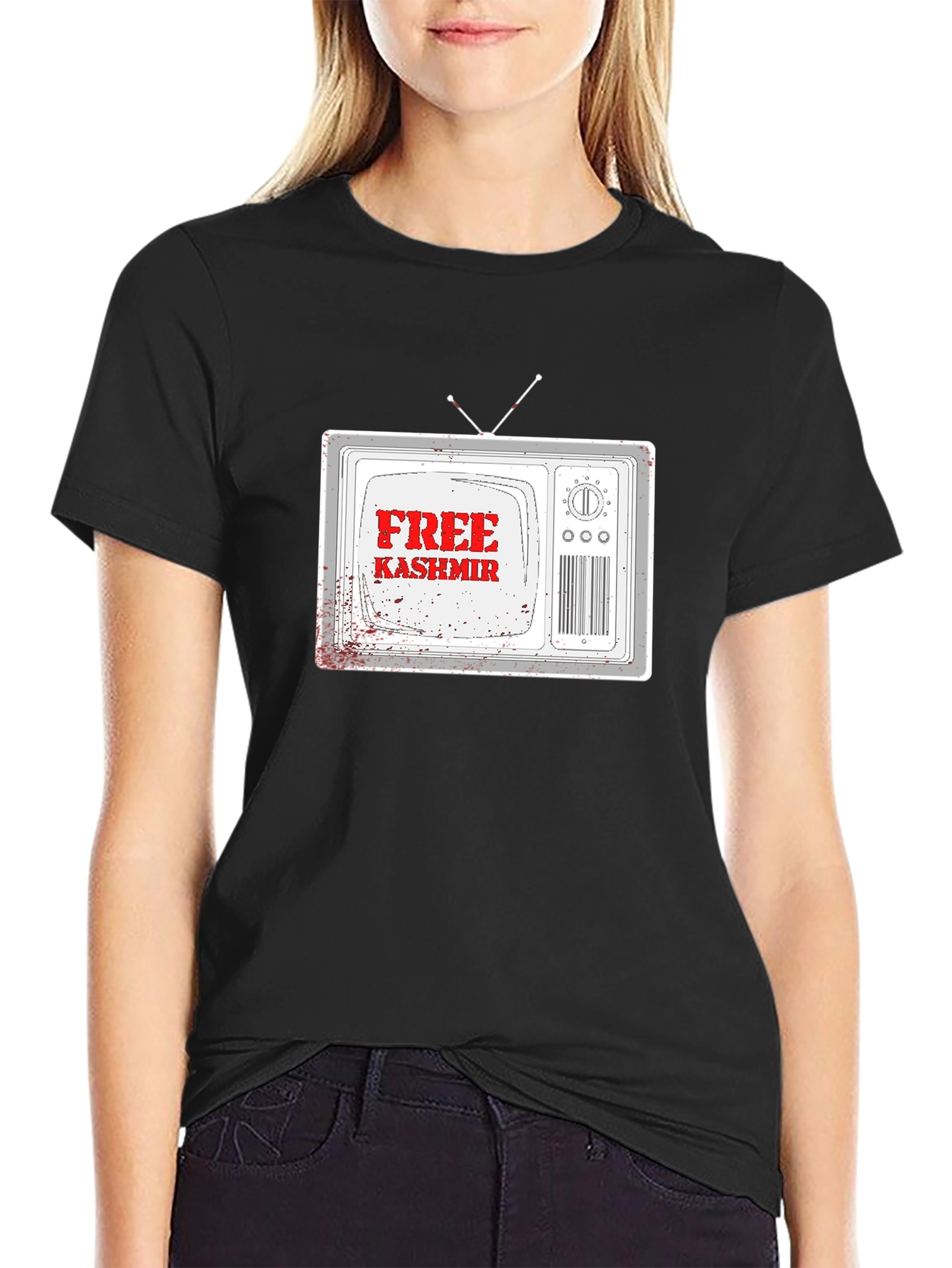 Free Kashmir Graphic Tee - Political Statement Shirt