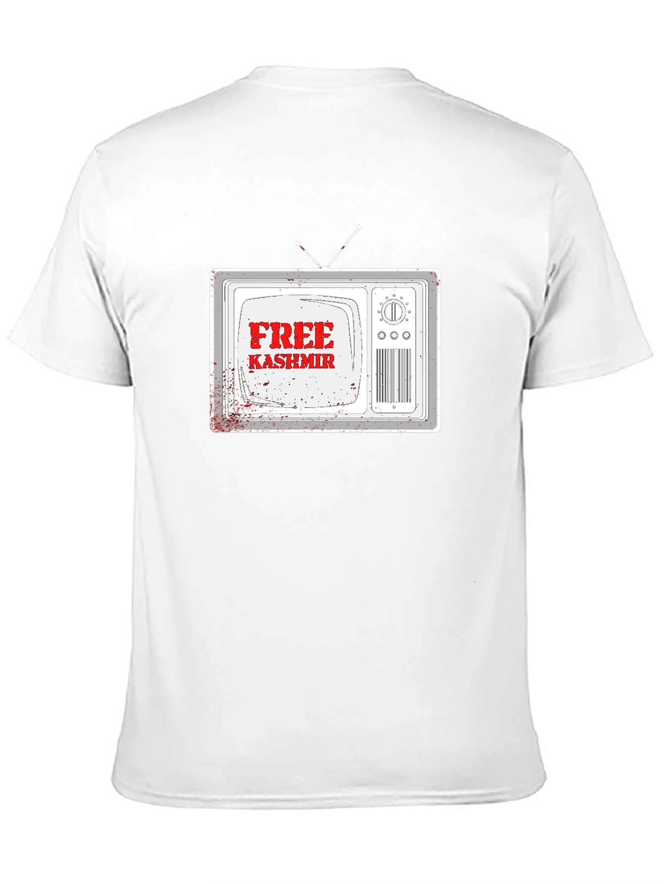 Free Kashmir Graphic Tee - Political Statement Shirt