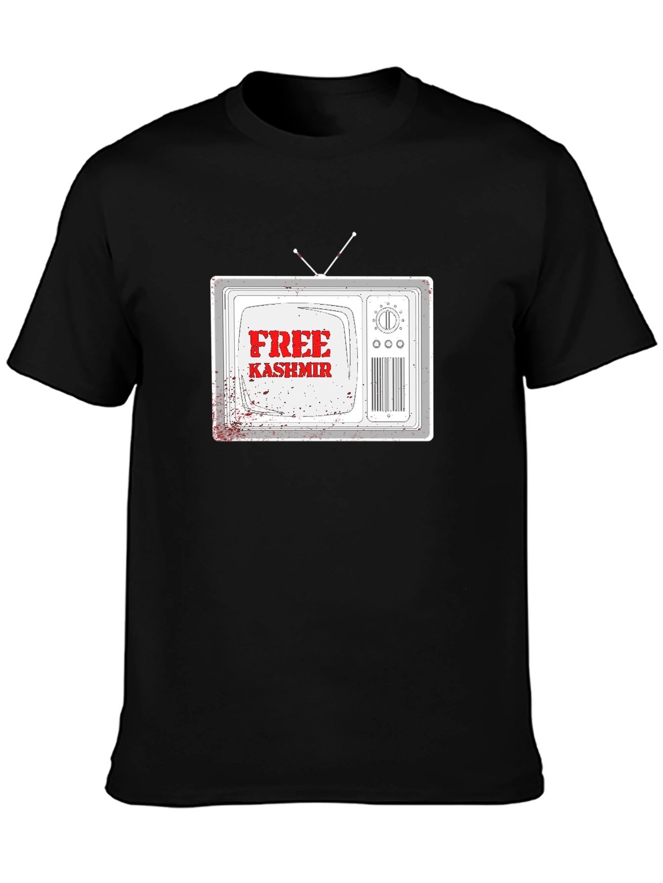 Free Kashmir Graphic Tee - Political Statement Shirt