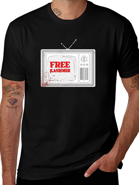 Free Kashmir Graphic Tee - Political Statement Shirt
