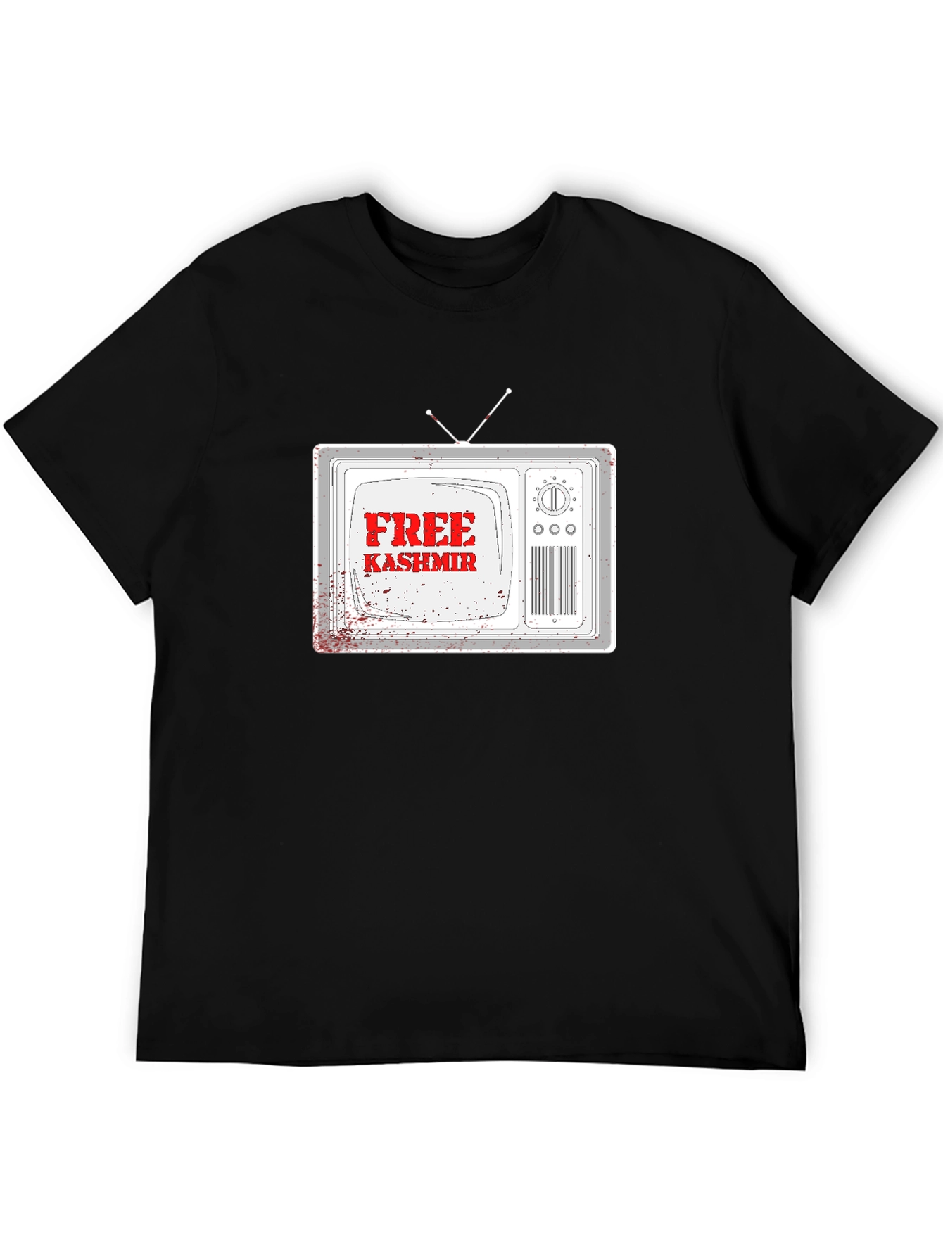 Free Kashmir Graphic Tee - Political Statement Shirt