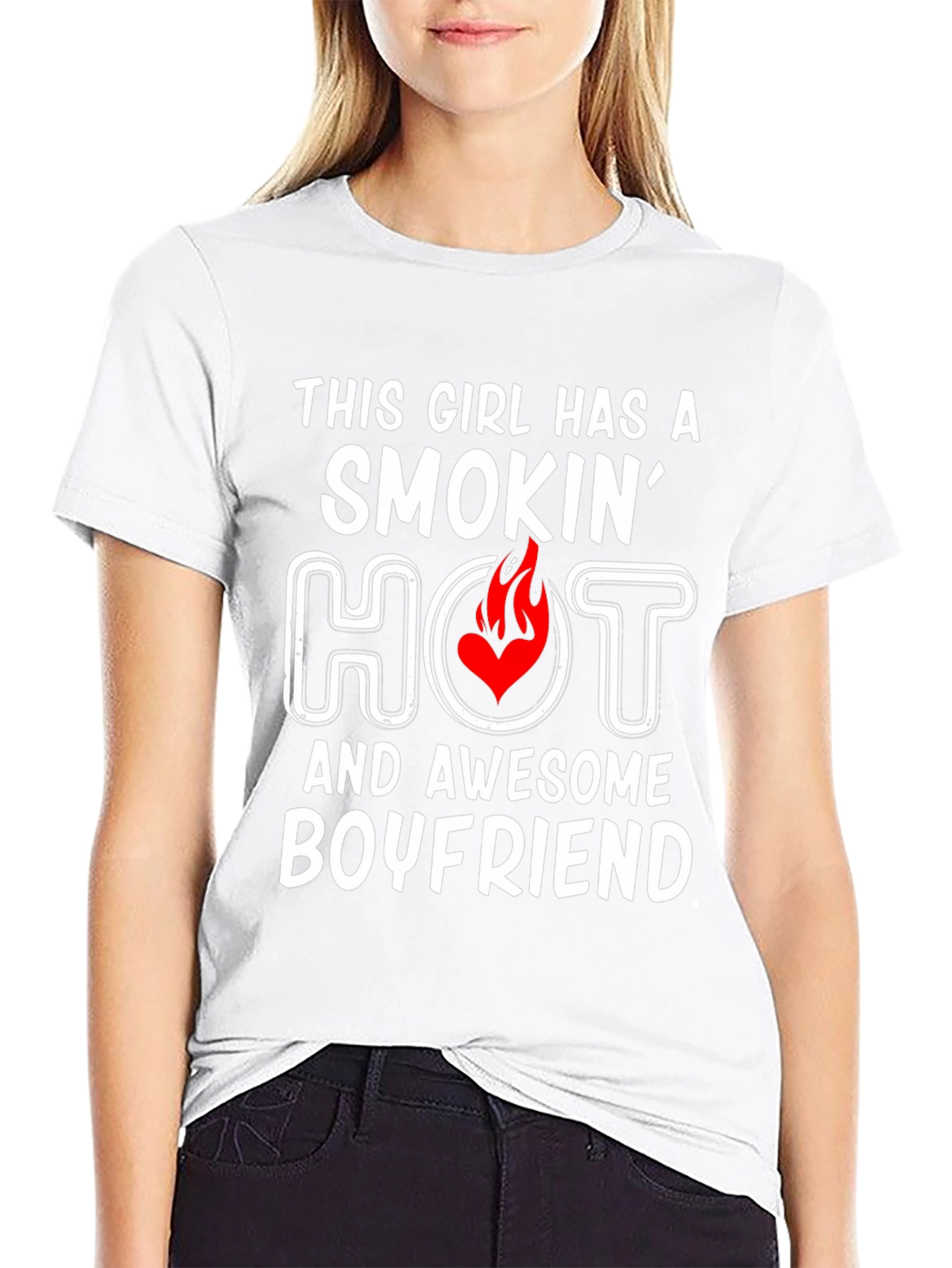 Smokin Hot Boyfriend Graphic Tee