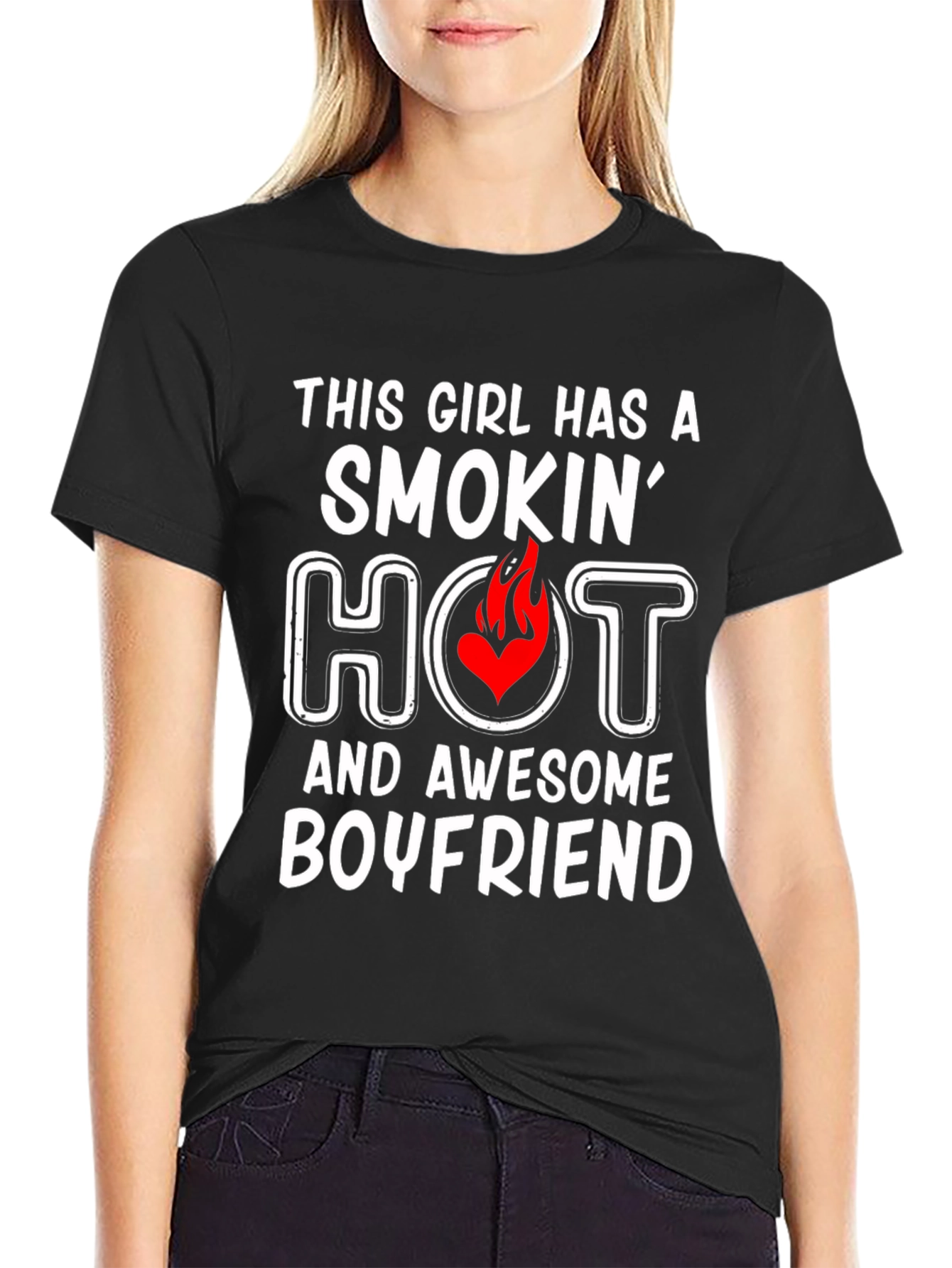 Smokin Hot Boyfriend Graphic Tee